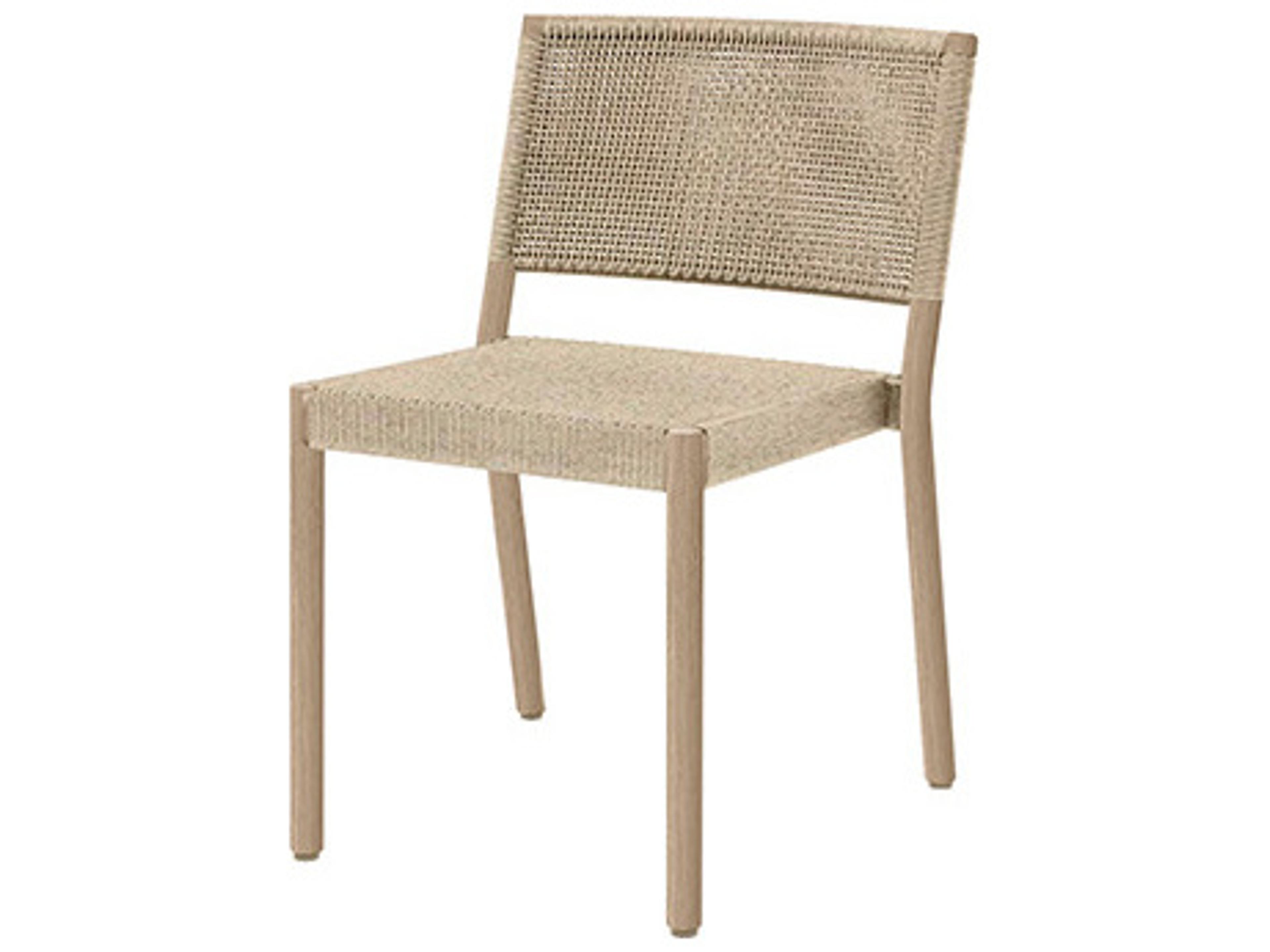 Ebel Orleans Aluminum Stackable Outdoor Patio Dining Side Chair