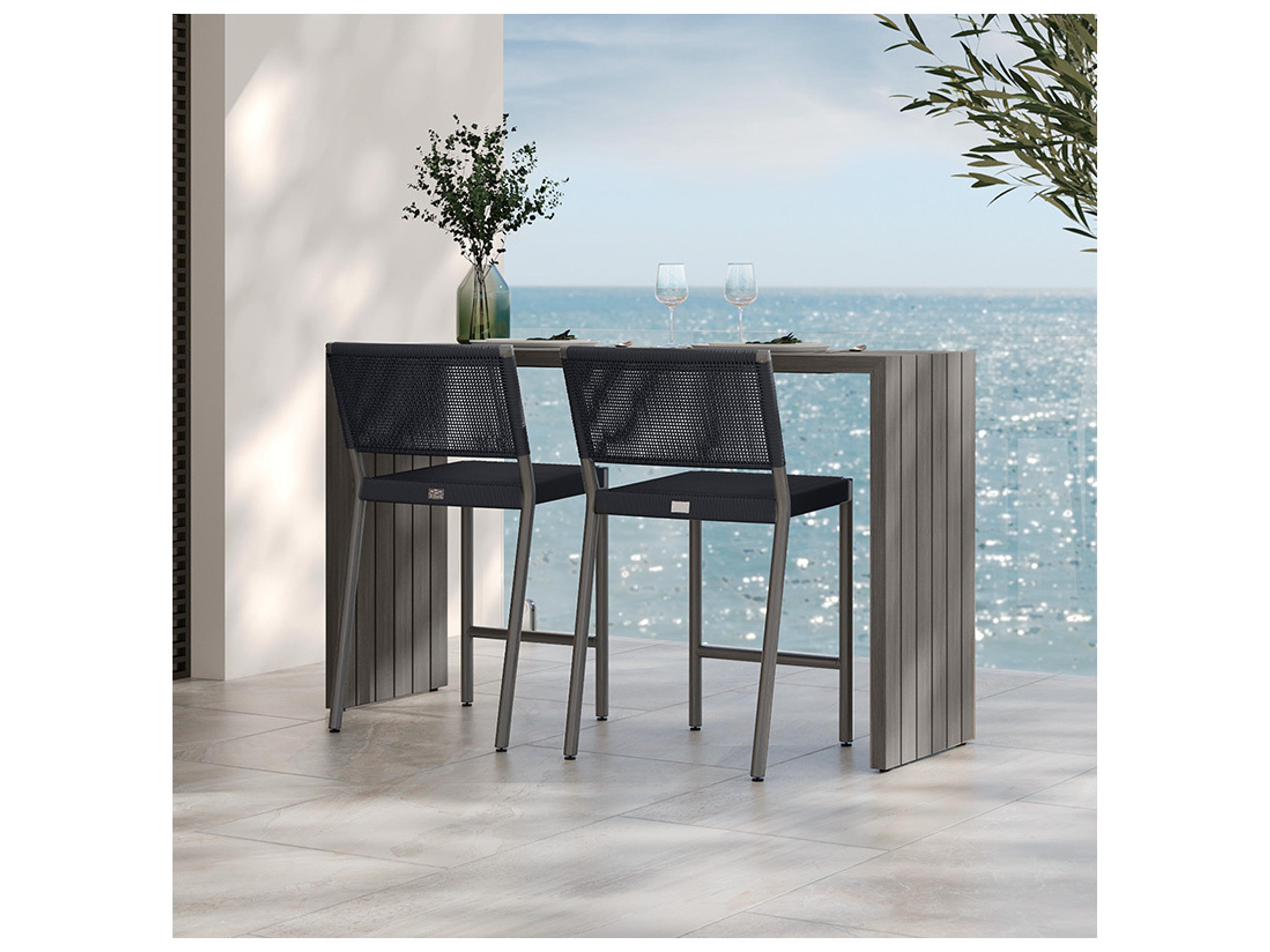 Ebel Orleans Aluminum Stackable Counter Height Armless Stool