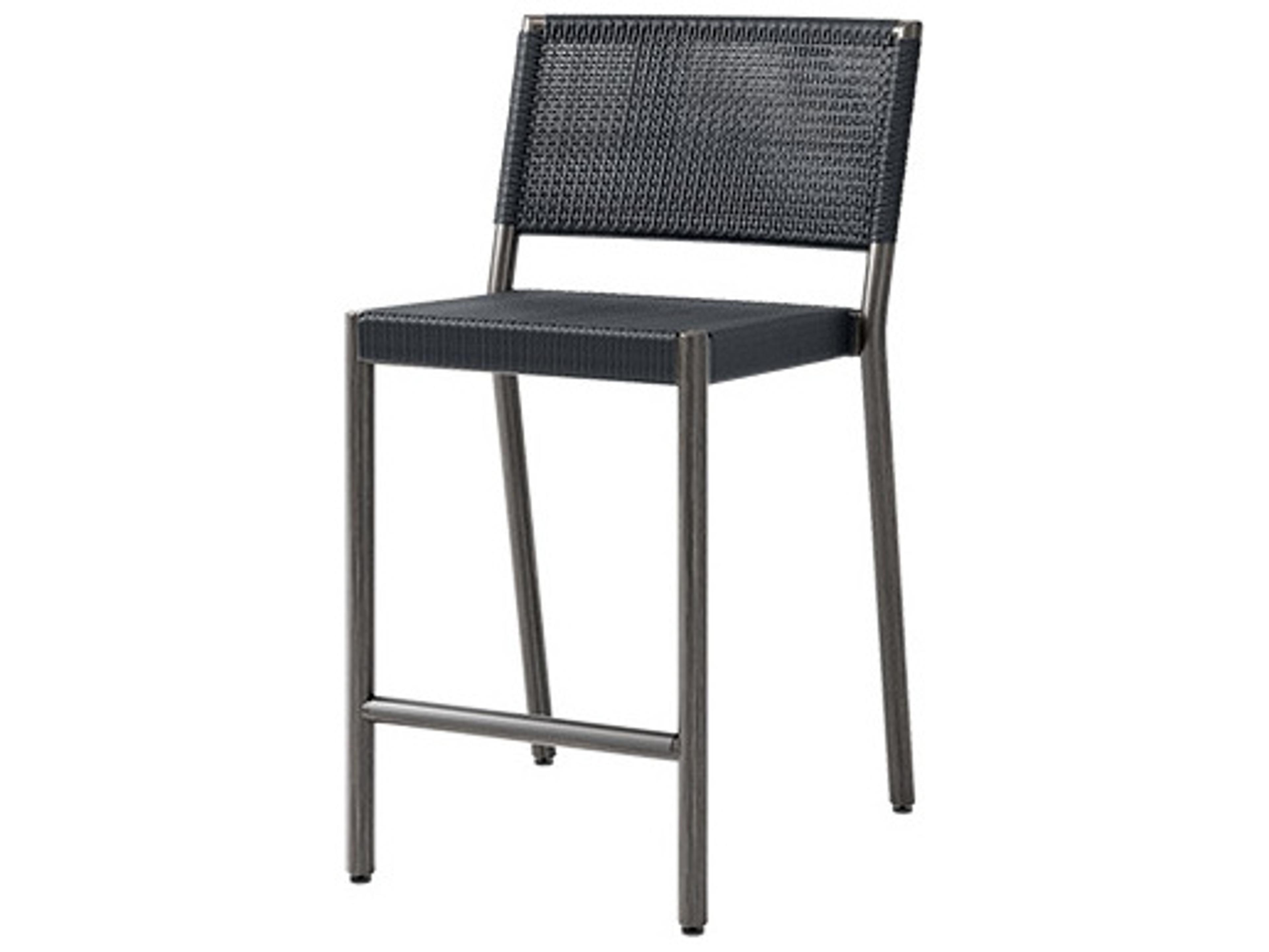 Ebel Orleans Aluminum Stackable Counter Height Armless Stool