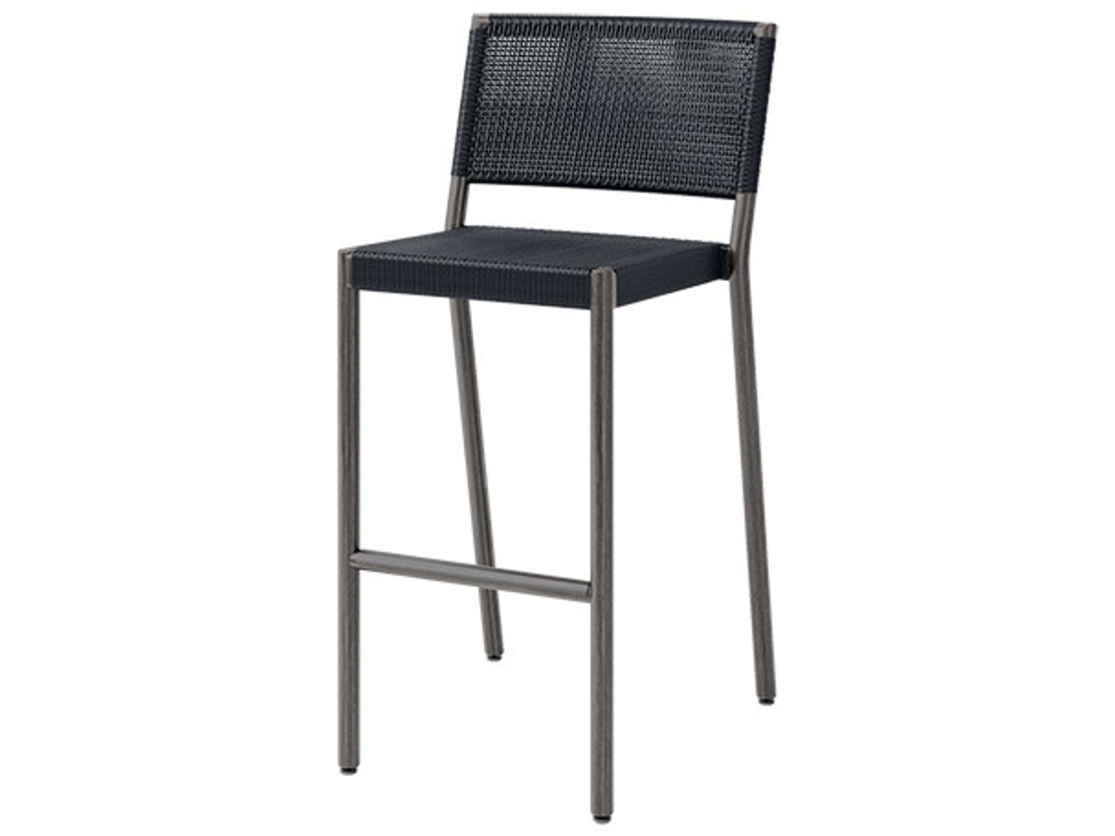 Ebel Orleans Aluminum Stackable Bar Height Armless Stool