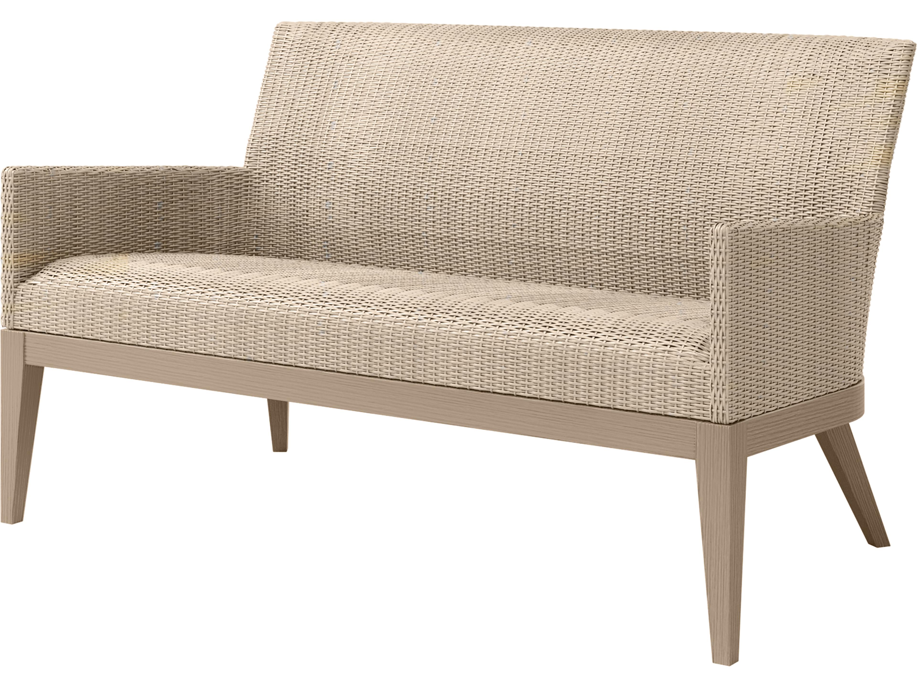 Siena Wicker Outdoor Loveseat