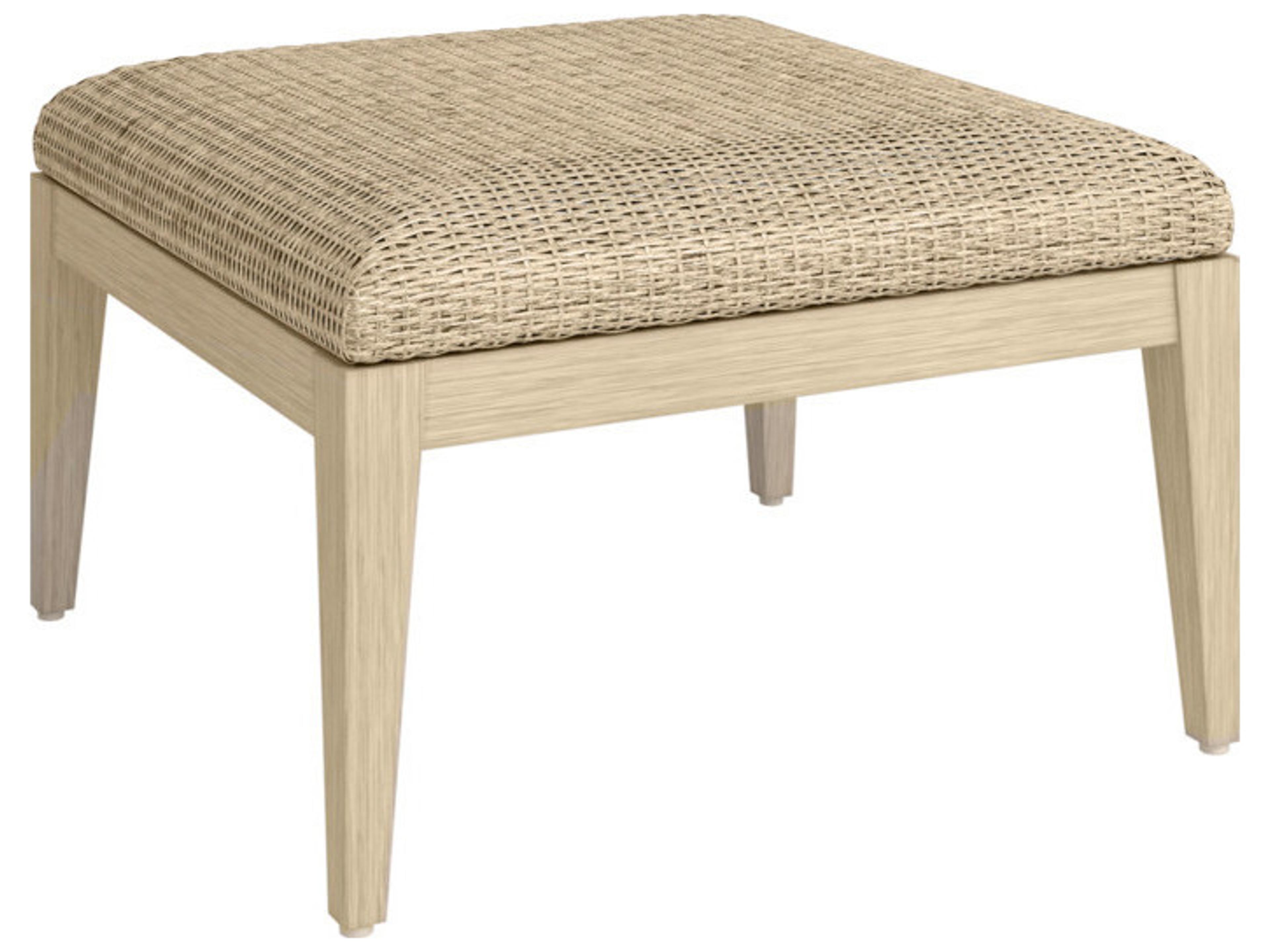 Siena Wicker Ottoman Outdoor Patio Furniture
