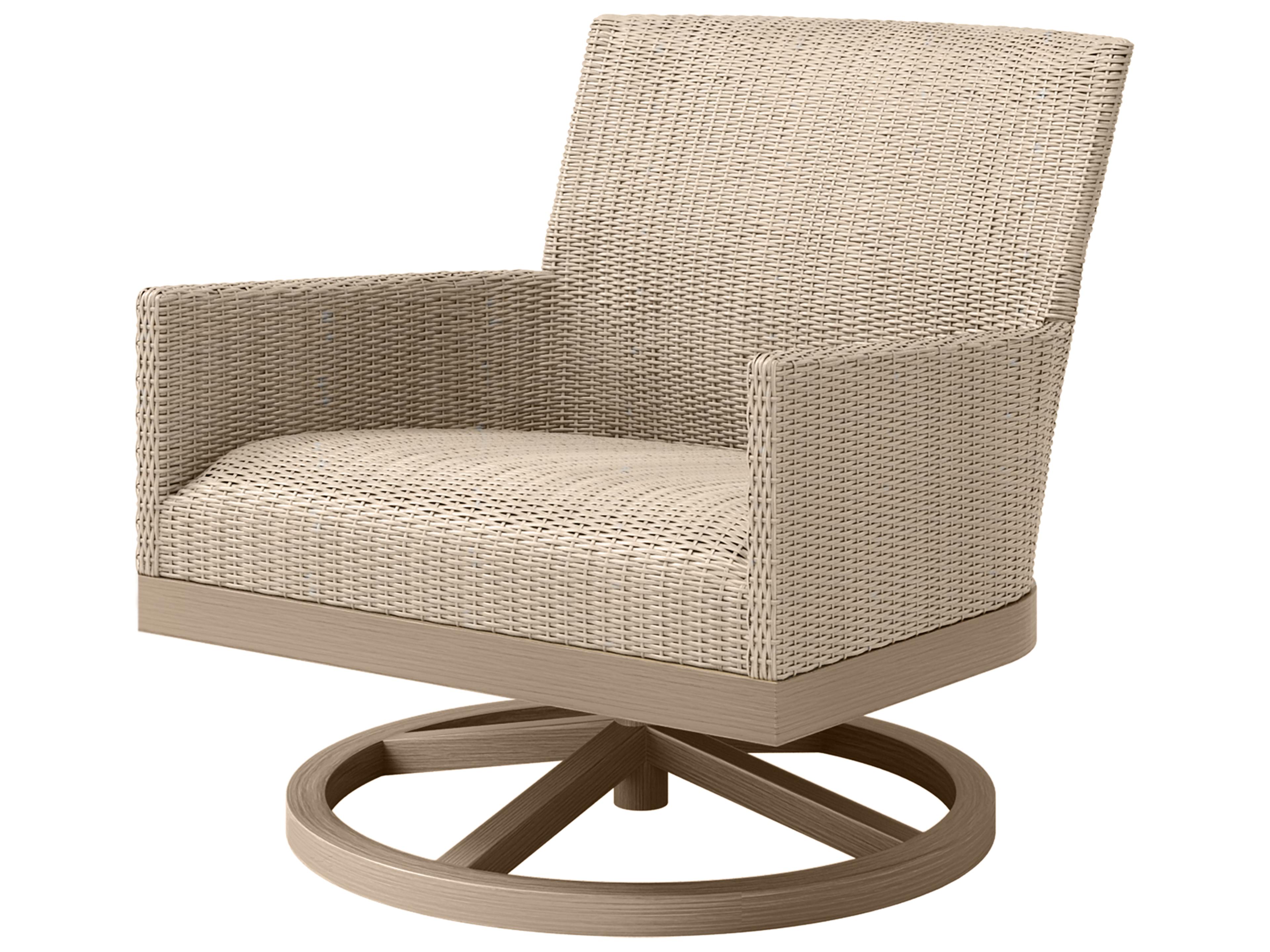 Siena Wicker Swivel Rocker Lounge Chair Outdoor Patio Furniture