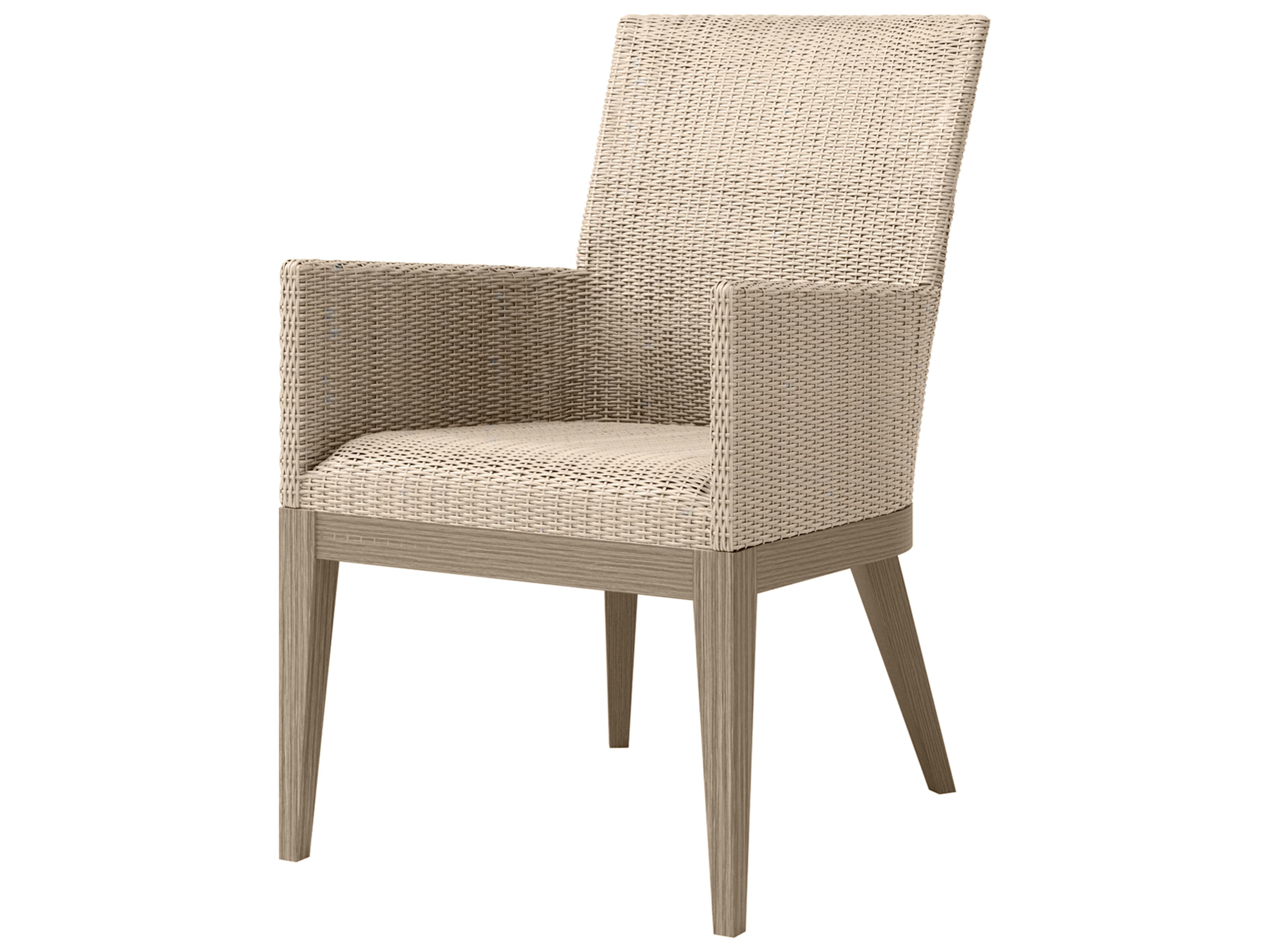 Siena Wicker Outdoor Patio Dining Arm Chair