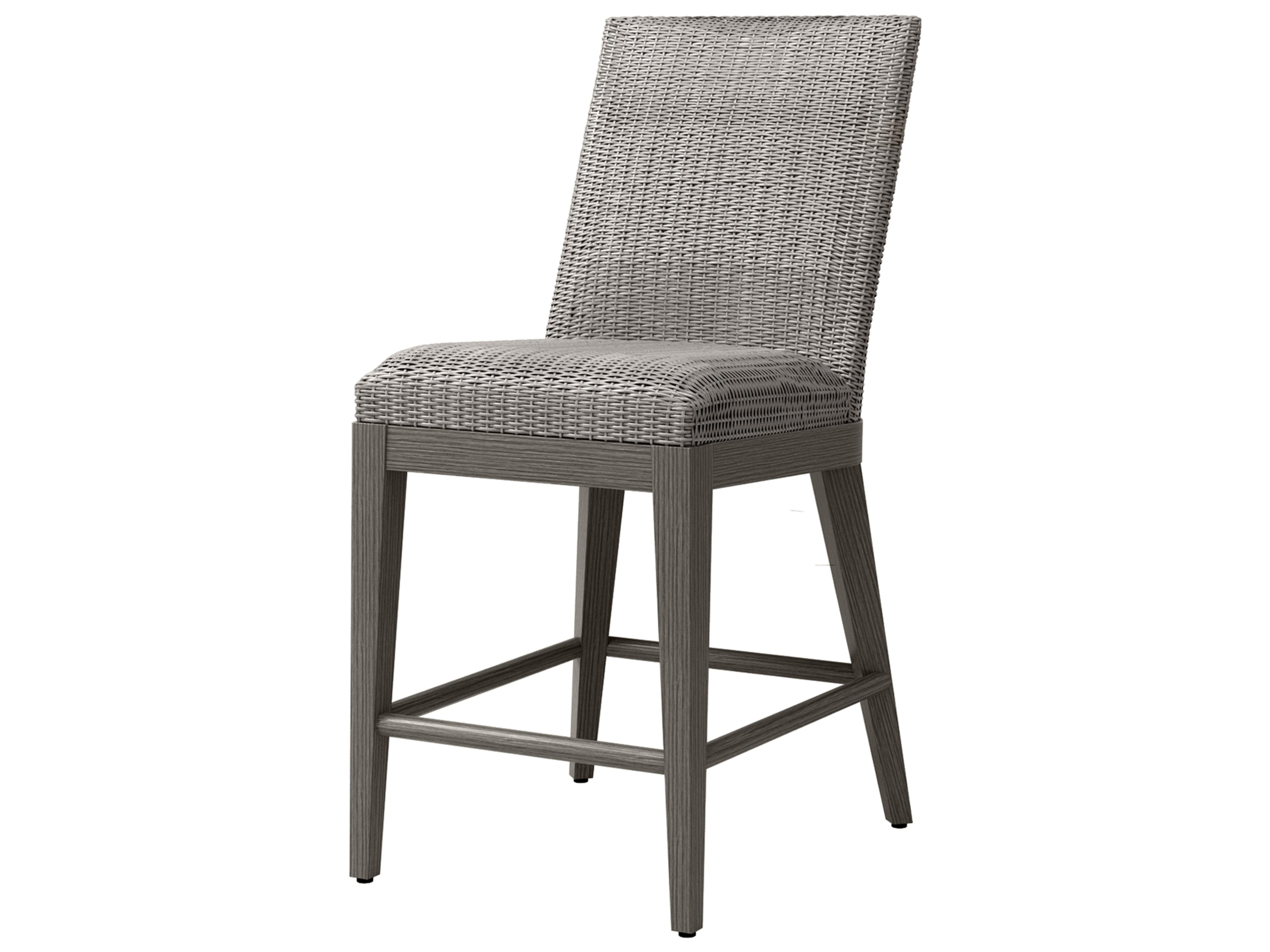 Ebel Siena Wicker Counter Height Armless Stool