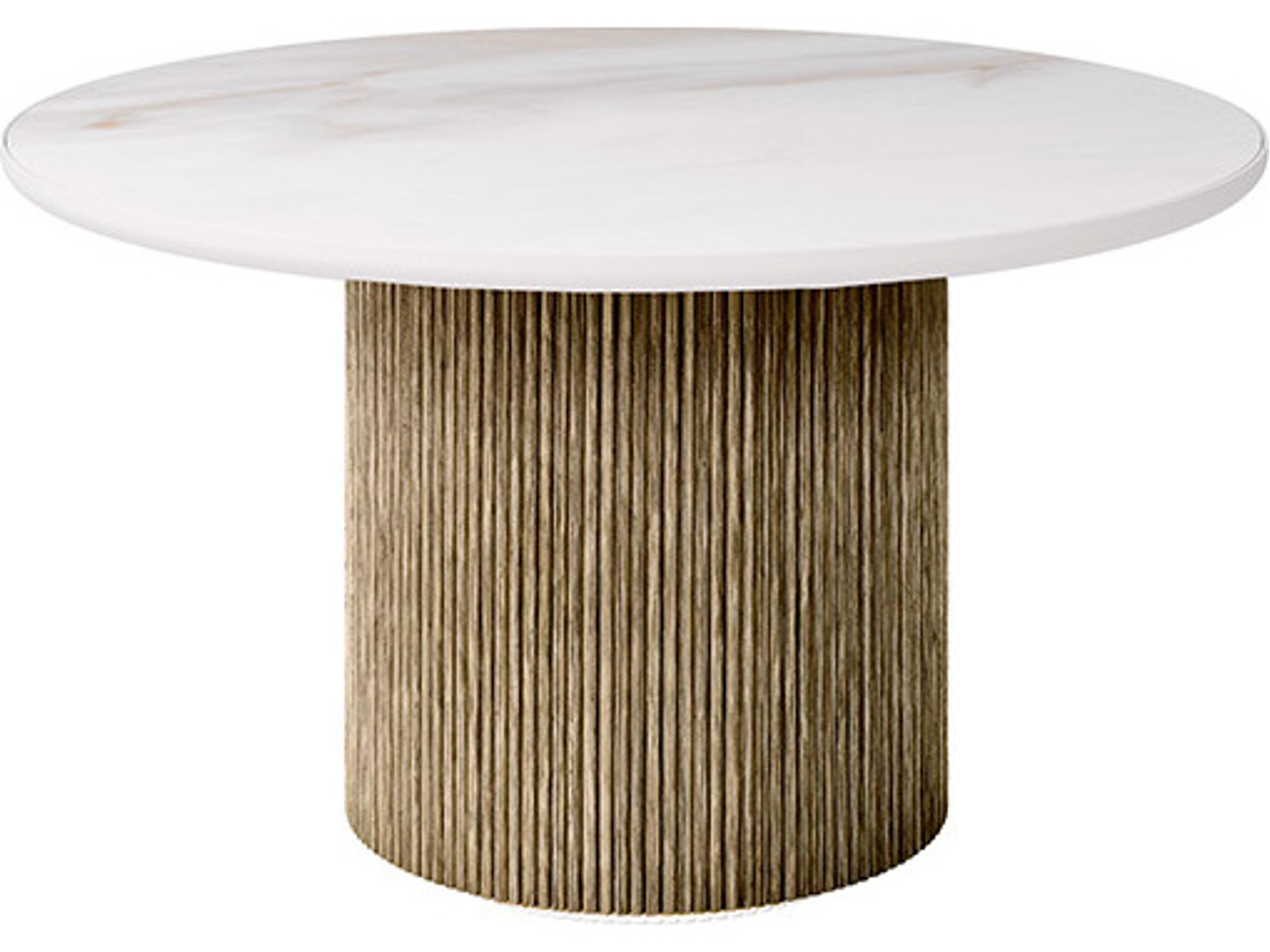 Hampton Aluminum Timber Round Dining Table Base
