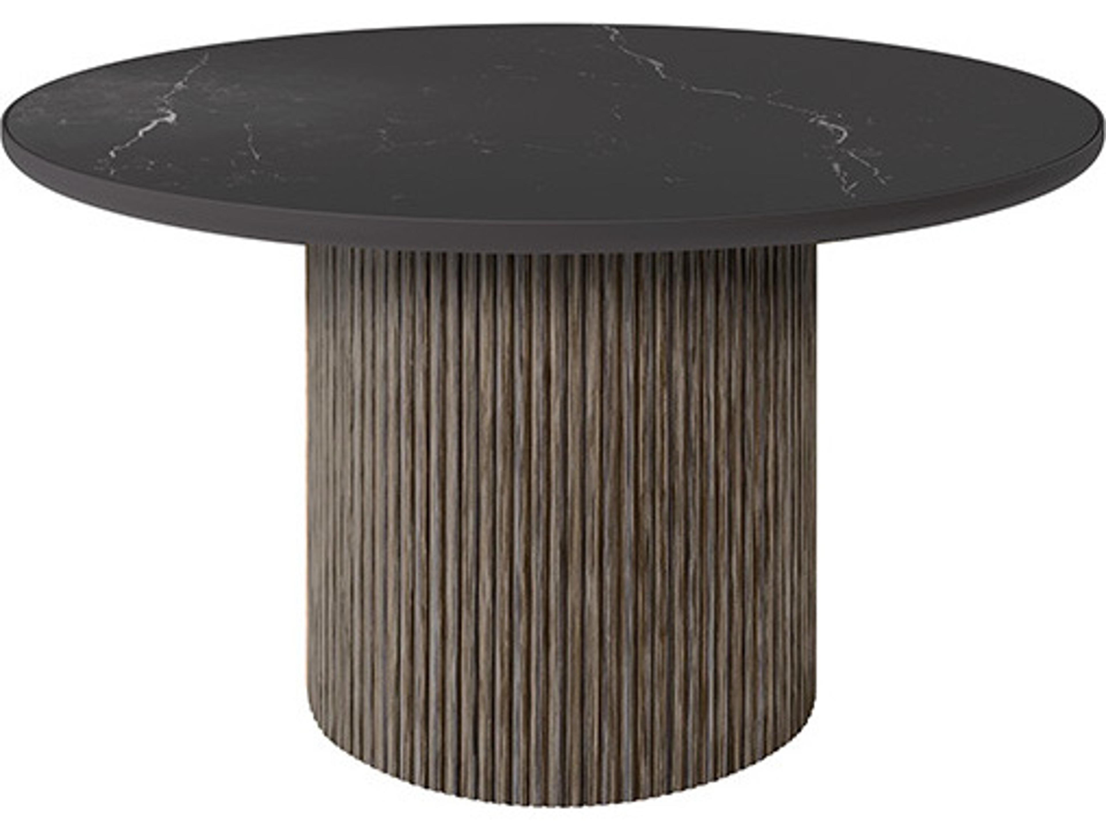 Ebel Hampton Aluminum Timber Round Dining Table Base