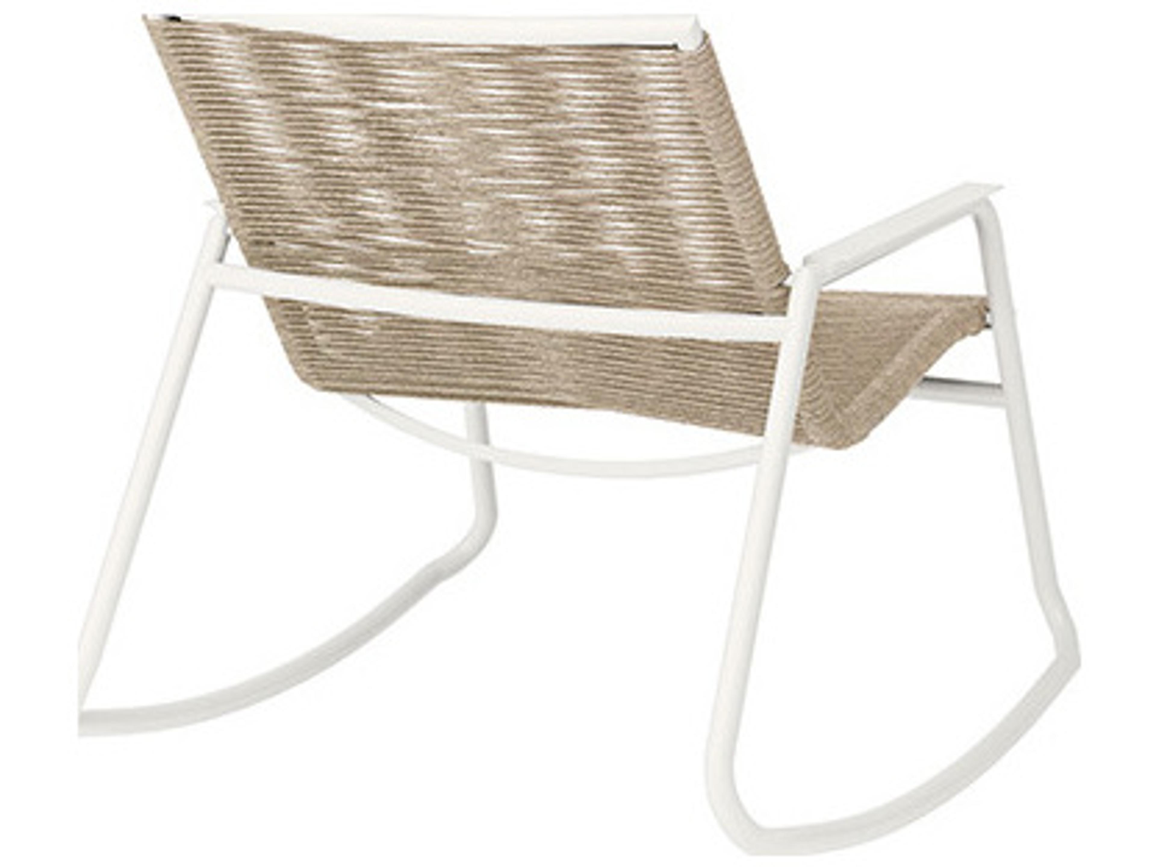 Ebel Cabana Aluminum Wicker Stackable Patio Rocker