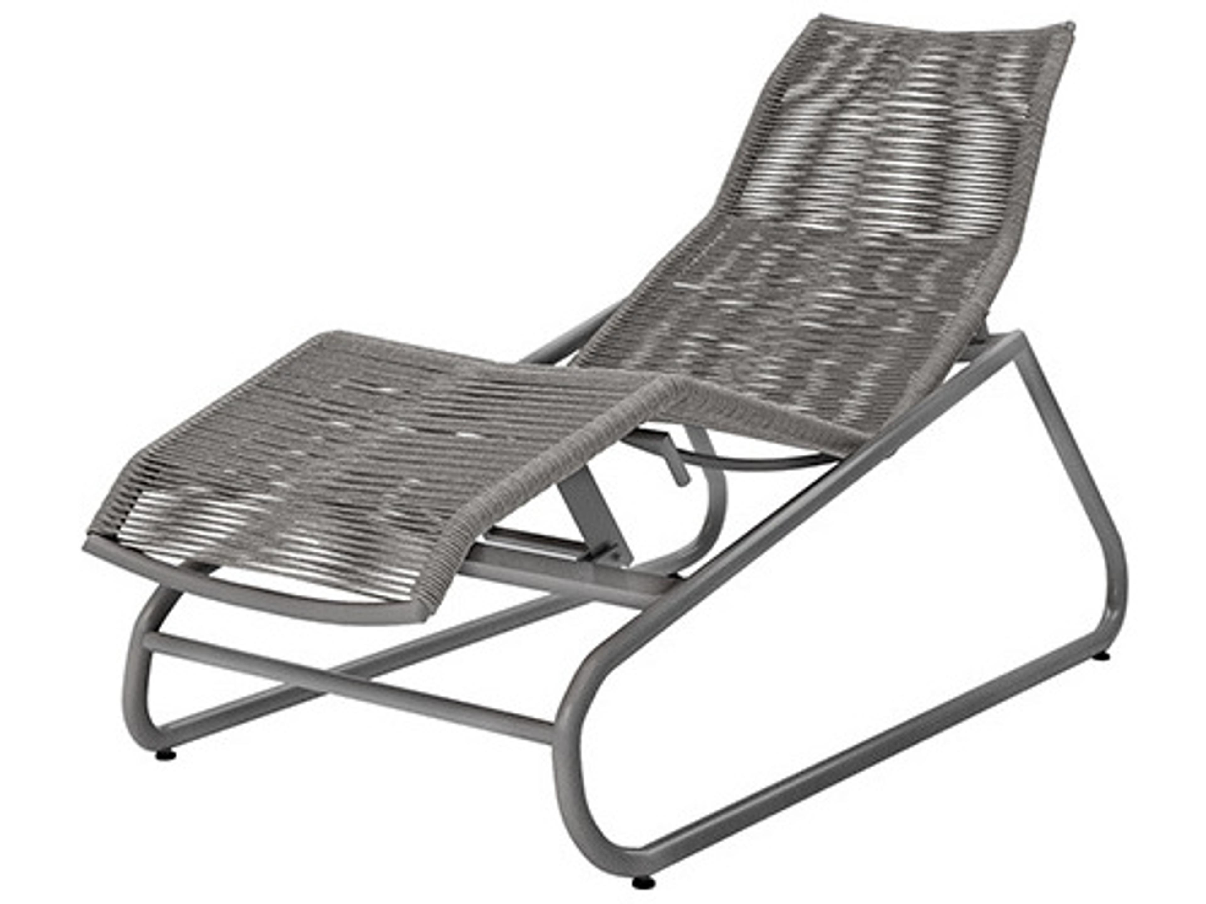 Ebel Cabana Aluminum Wicker Adjustable Comfort Patio Chaise Lounge