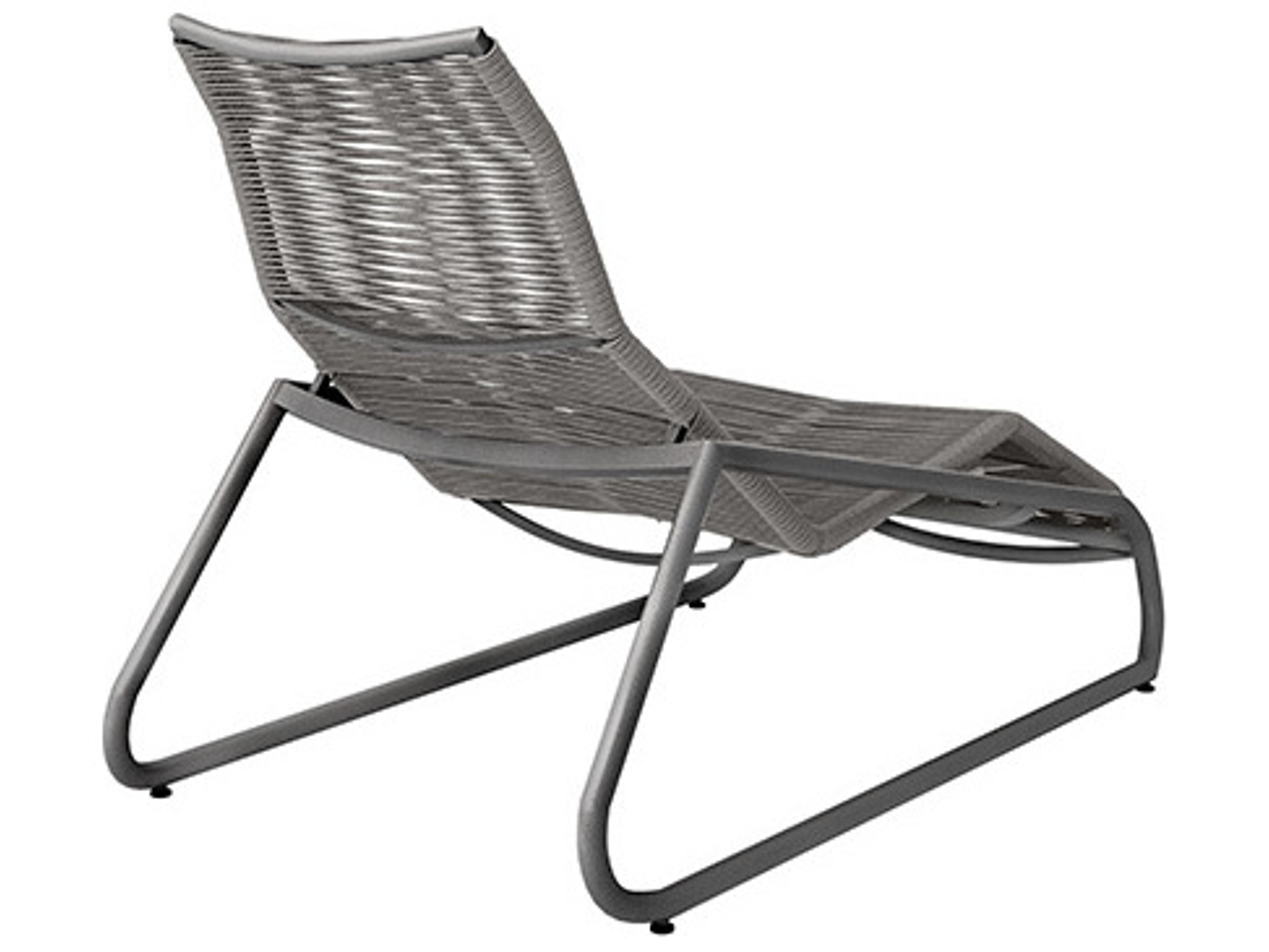 Ebel Cabana Aluminum Wicker Adjustable Comfort Patio Chaise Lounge