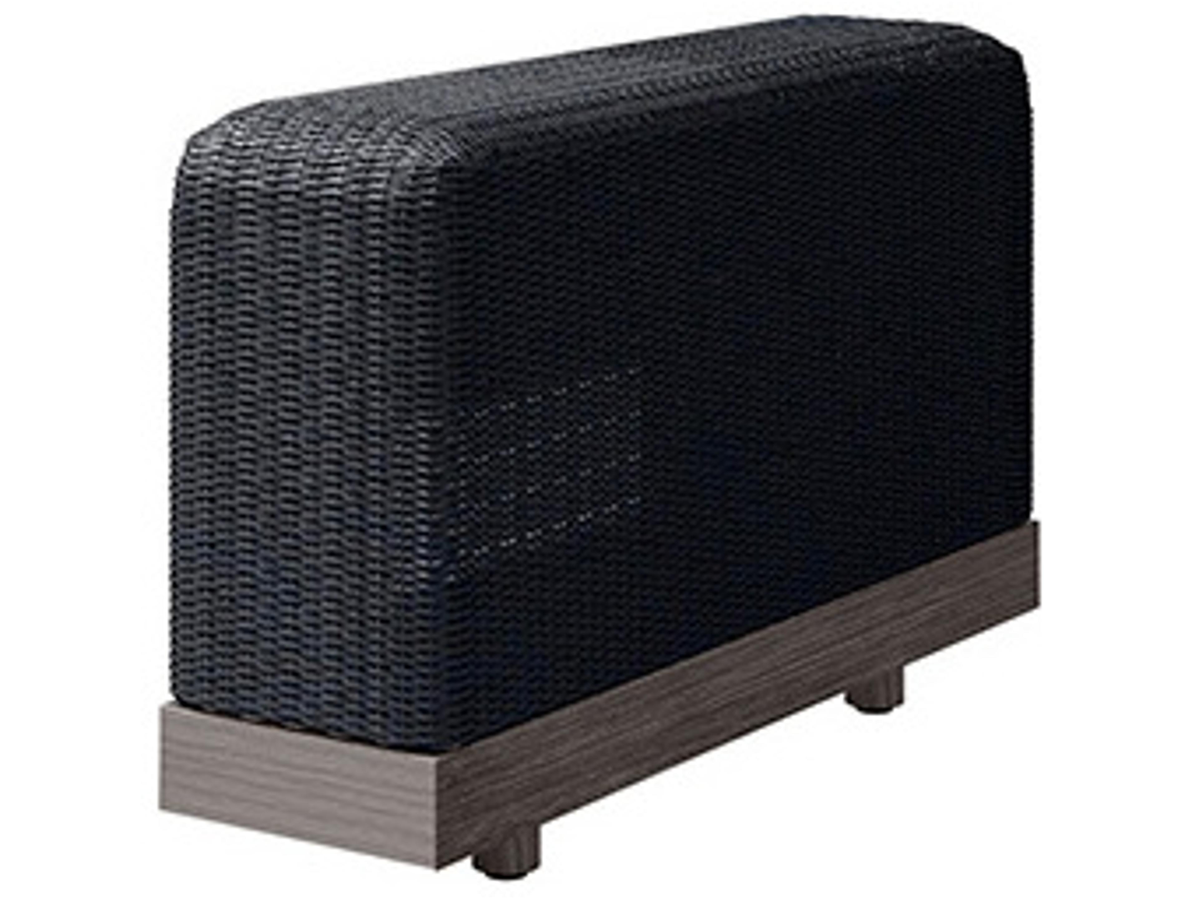 Ebel Grande Aluminum Wicker Armrest Section