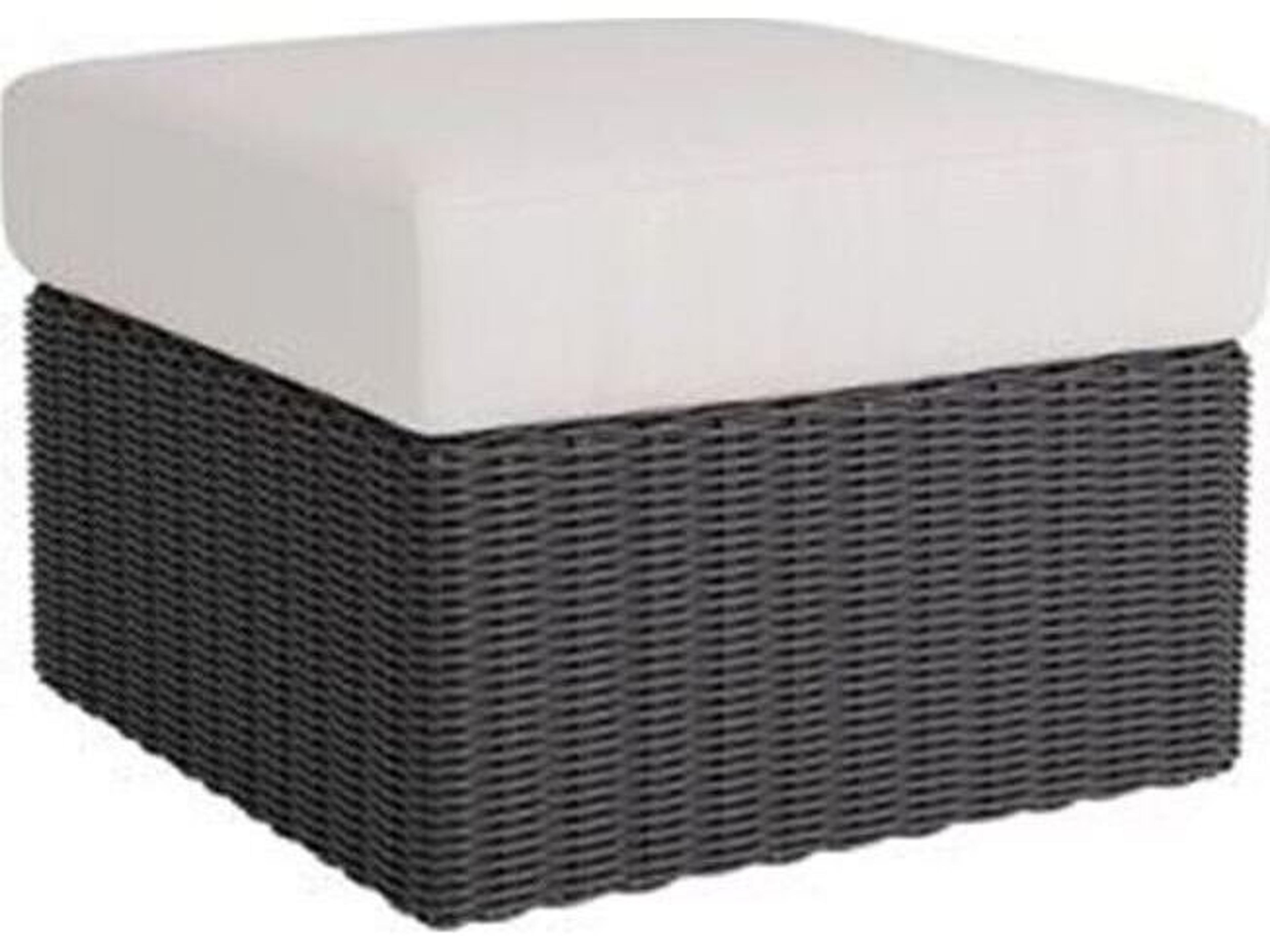 Ebel Boulevard Wicker Ottoman