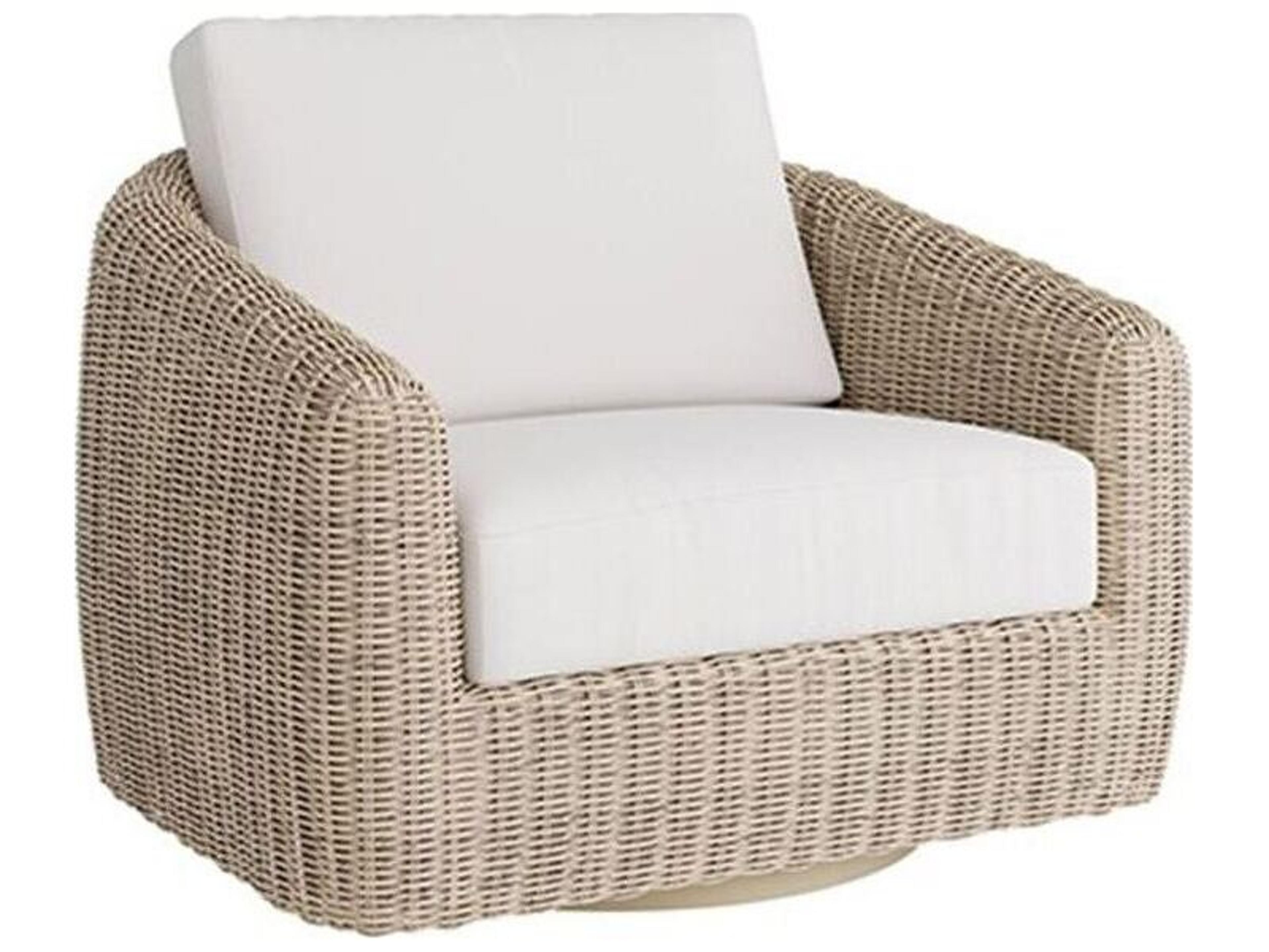 Boulevard Wicker Club Swivel Glider