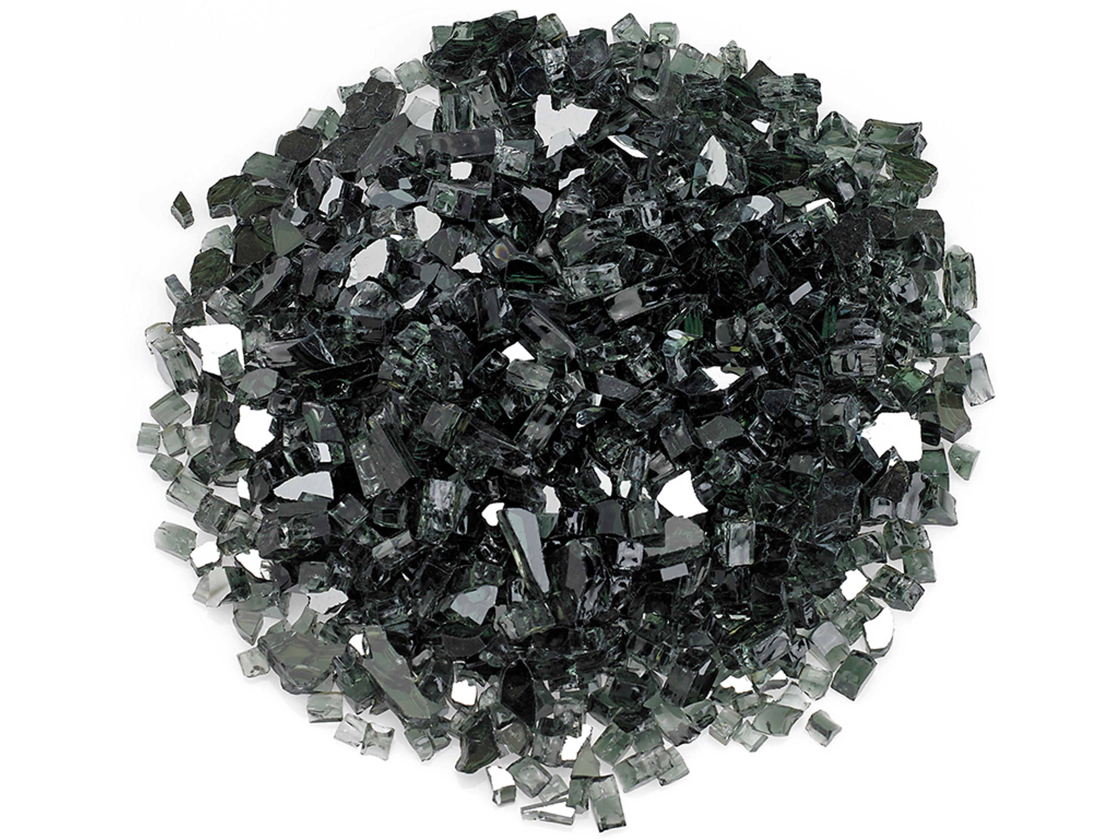 Black Fire Glass 25 Lb Jar