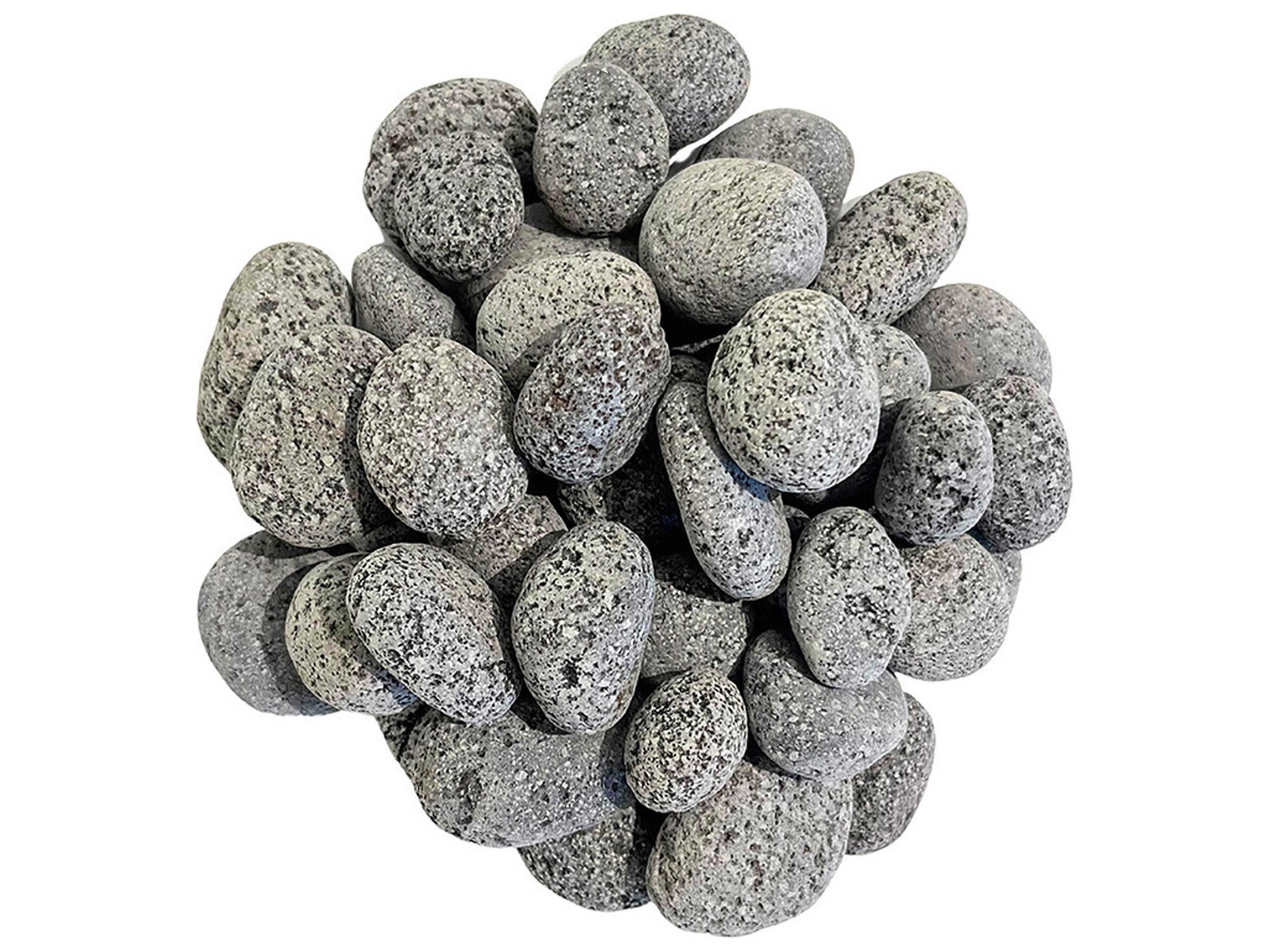 Tumbled Fire Stone Fire Pit Media