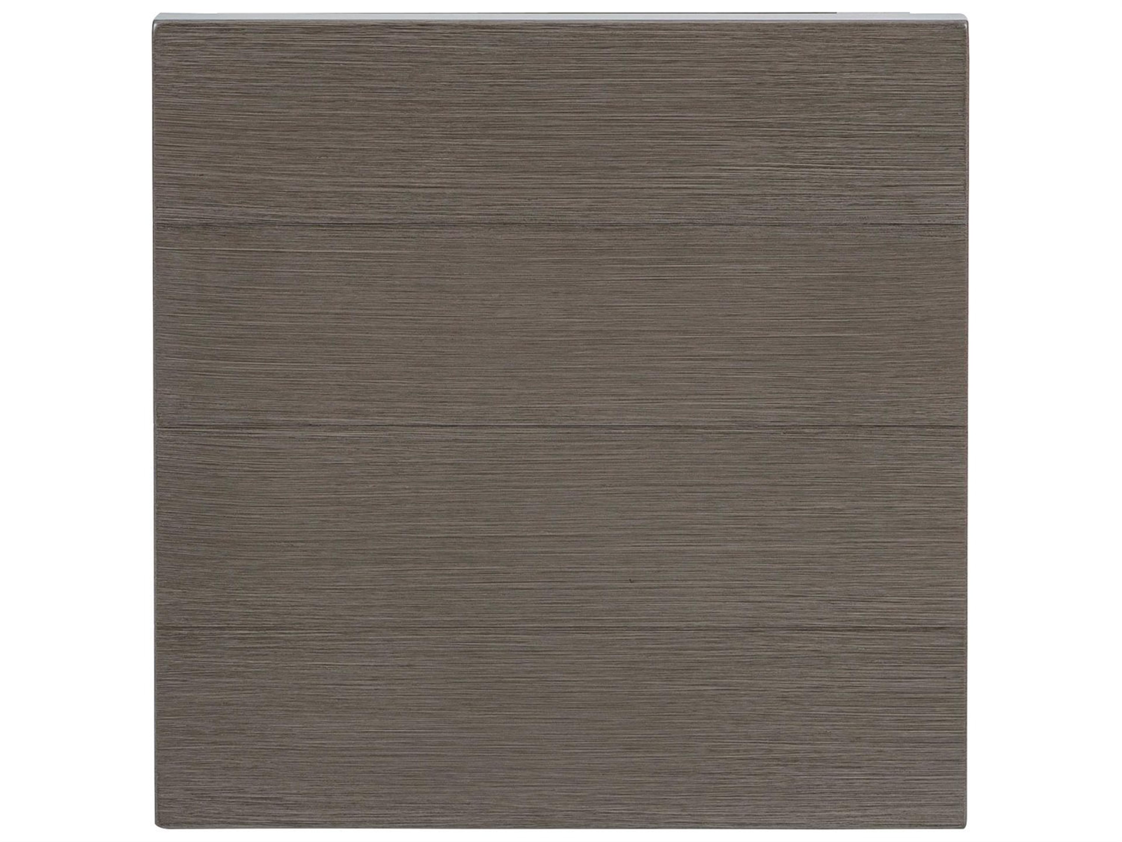 Ebel Trevi Aluminum Square Plank Top Outdoor Patio End Table