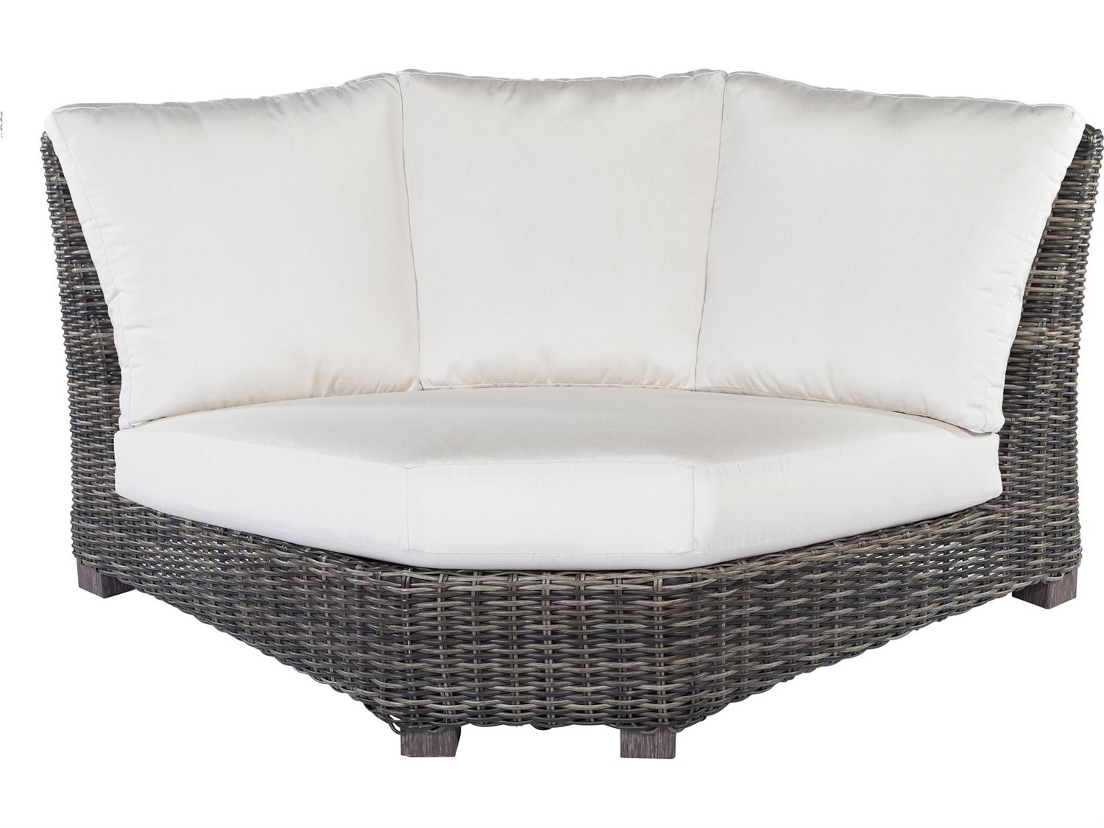 Avallon Curved Corner Loveseat Replacement Cushions