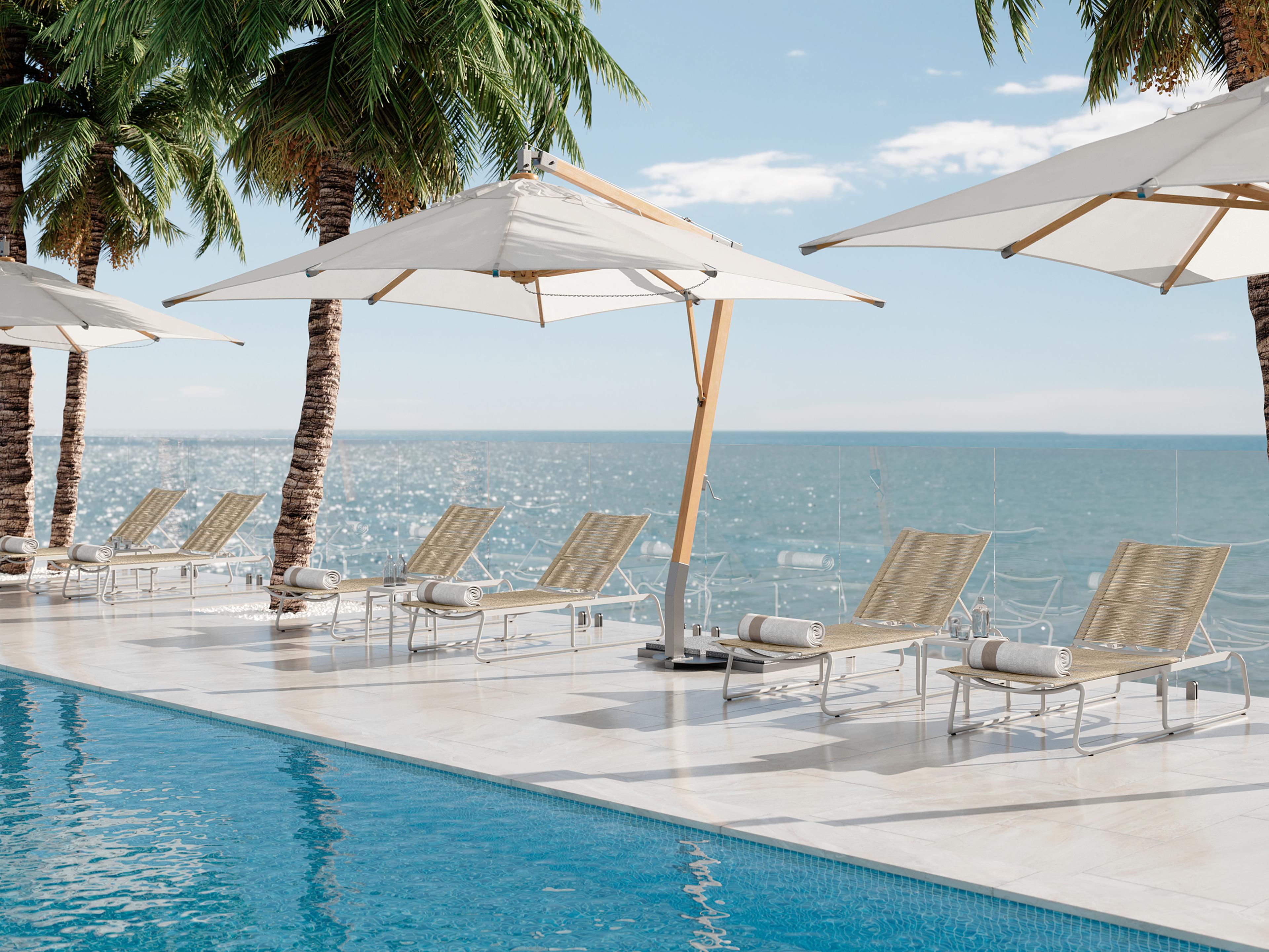 Cabana Aluminum Pool Lounge Set