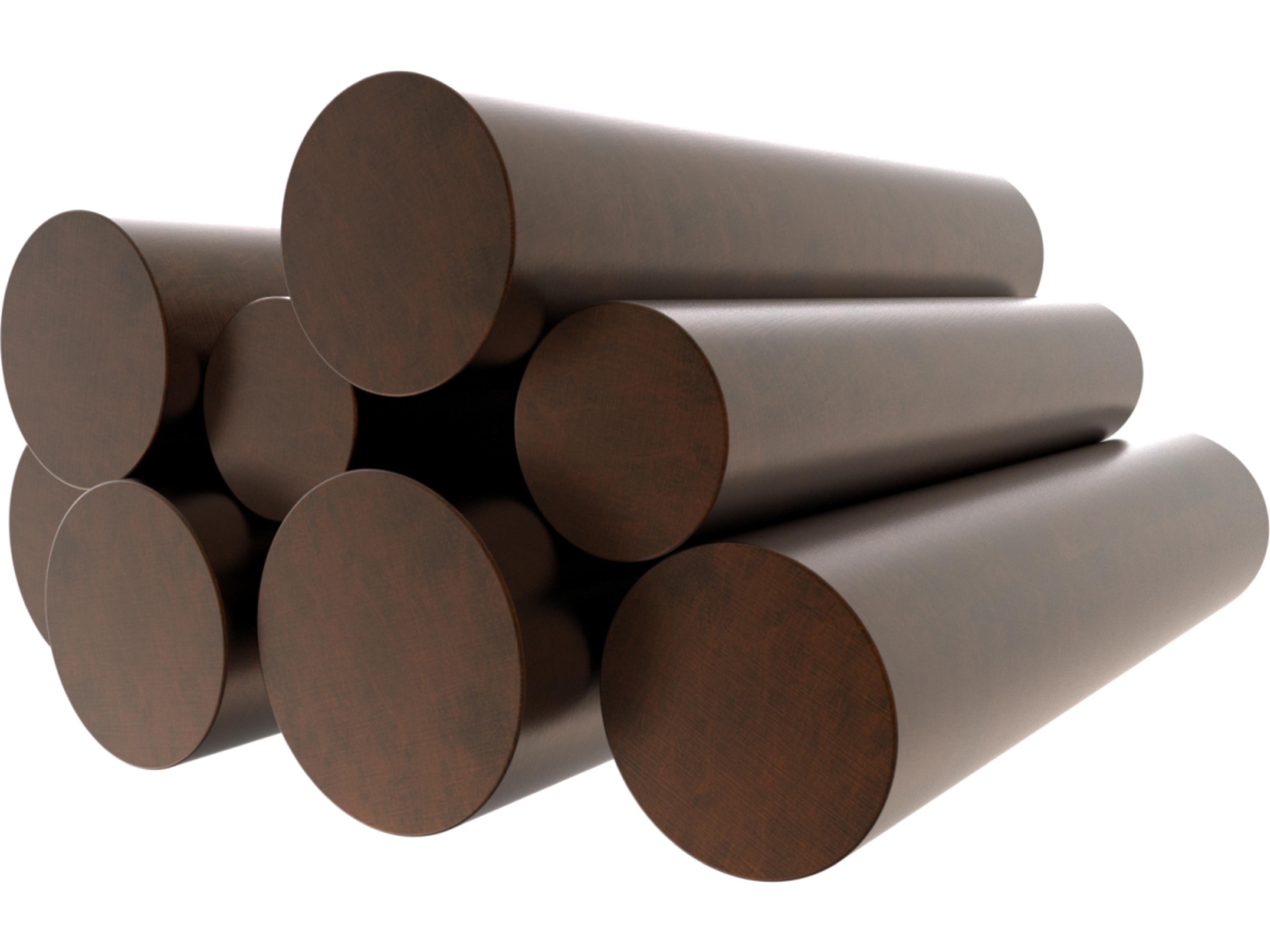 EcoSmart Fire Decorative Log Set - Copper Finish