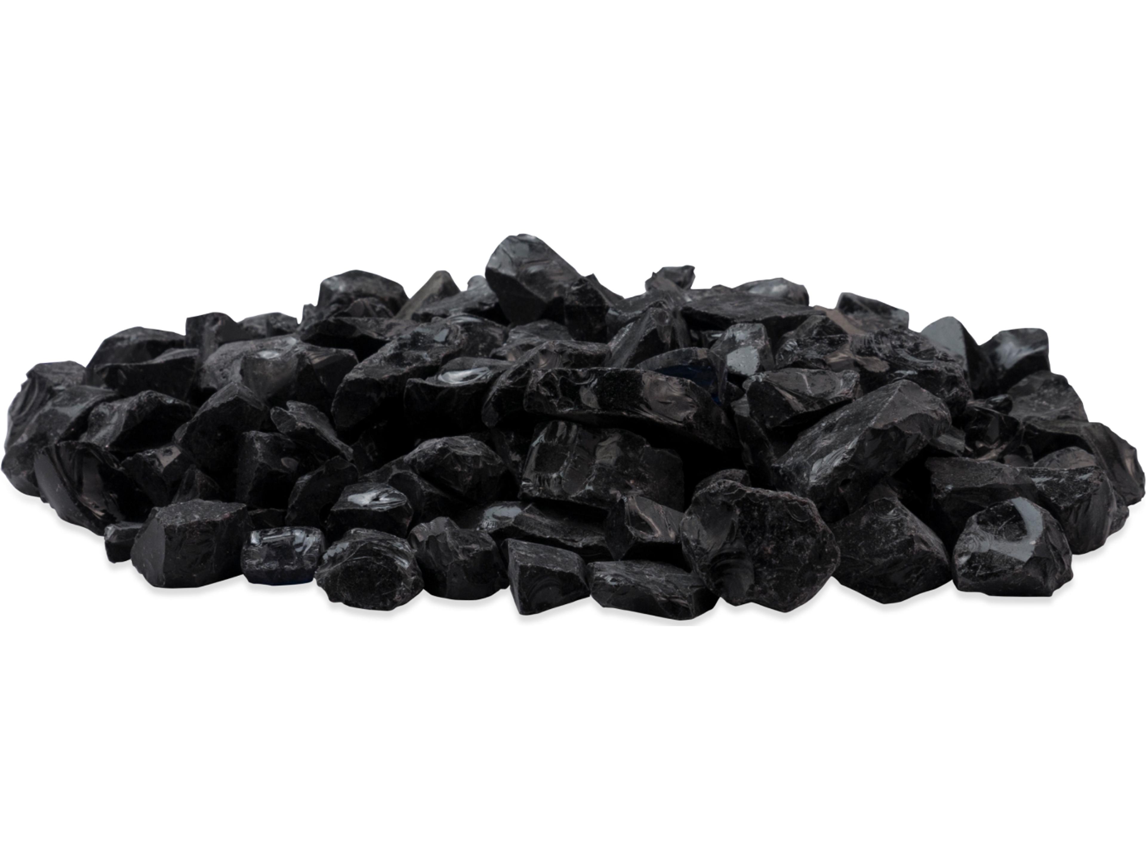 EcoSmart Fire Black Glass Charcoal Accessory