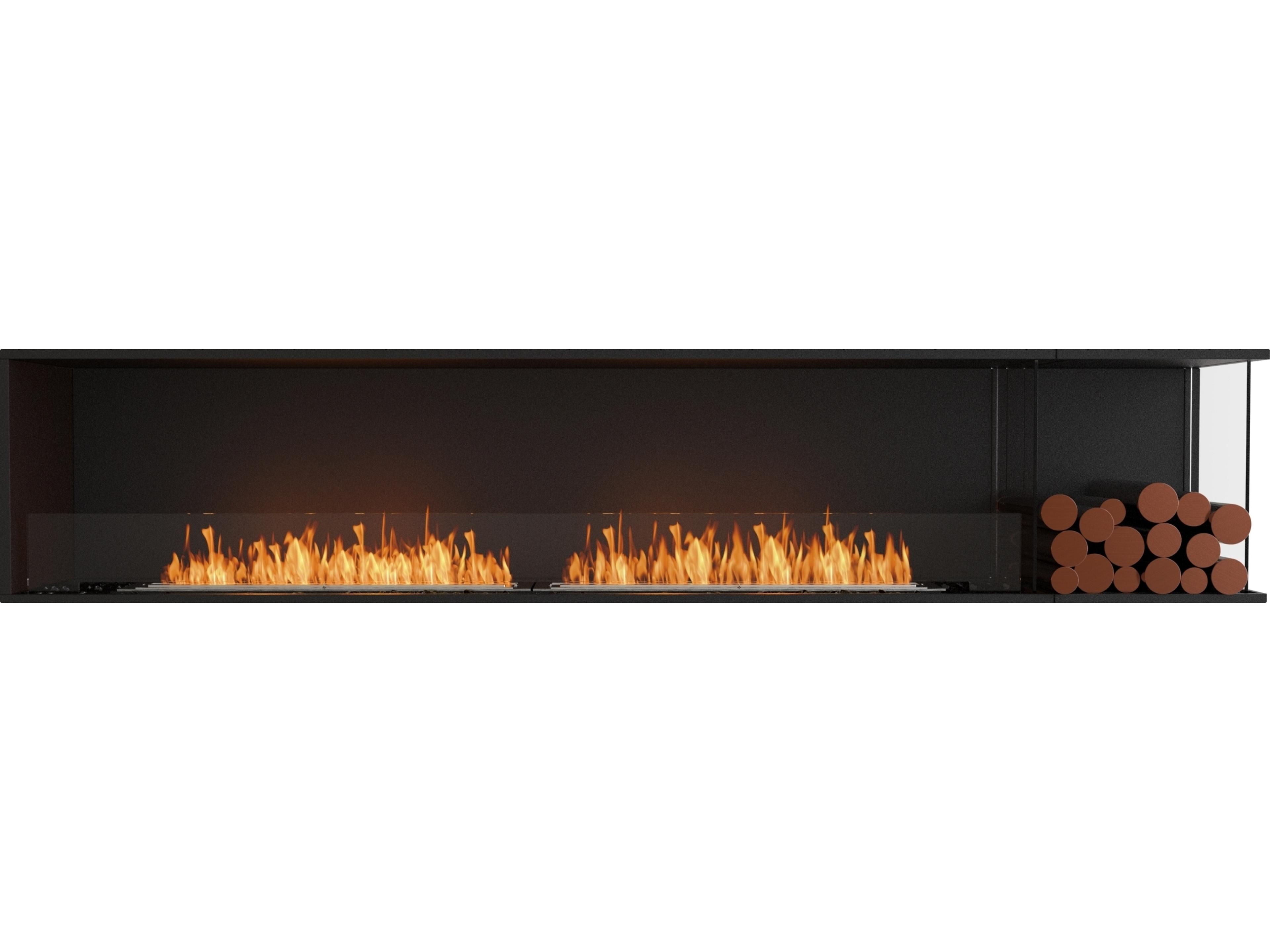 EcoSmart Fire Flex Fireboxes - Right Corner Fireplace