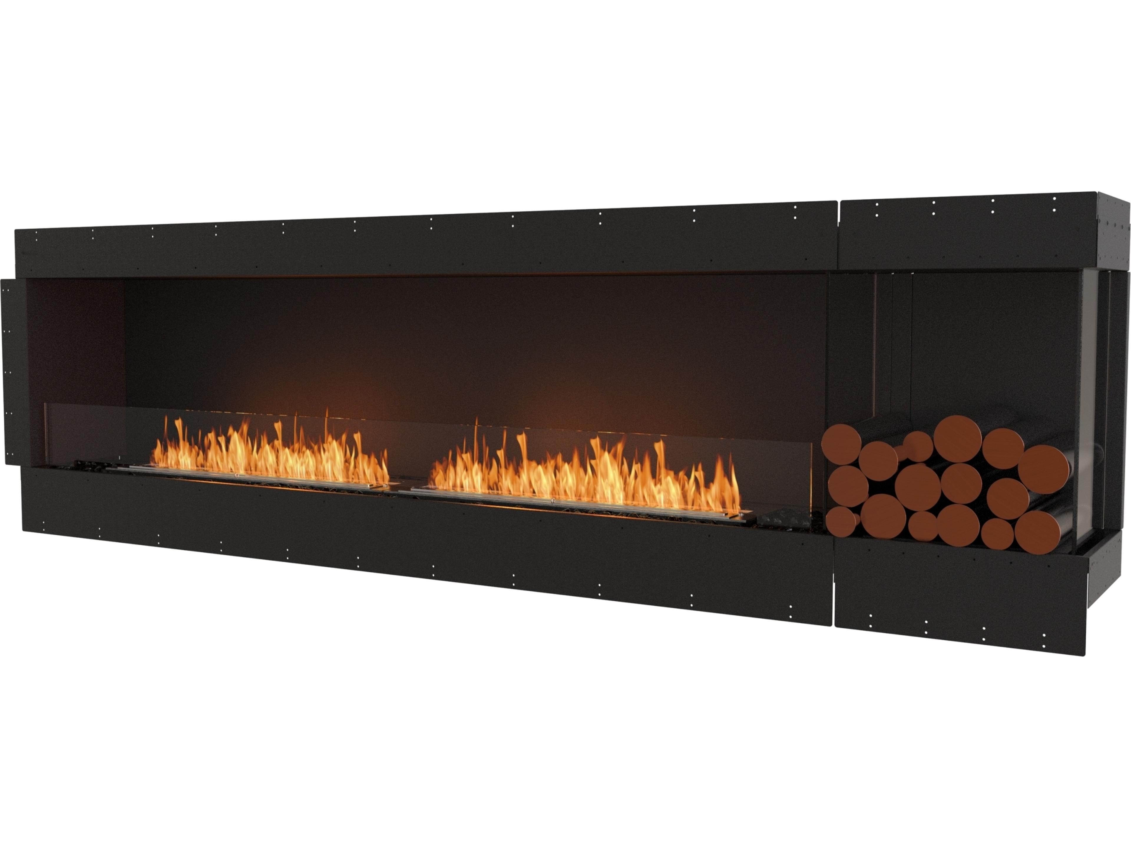EcoSmart Fire Flex Fireboxes - Right Corner Fireplace