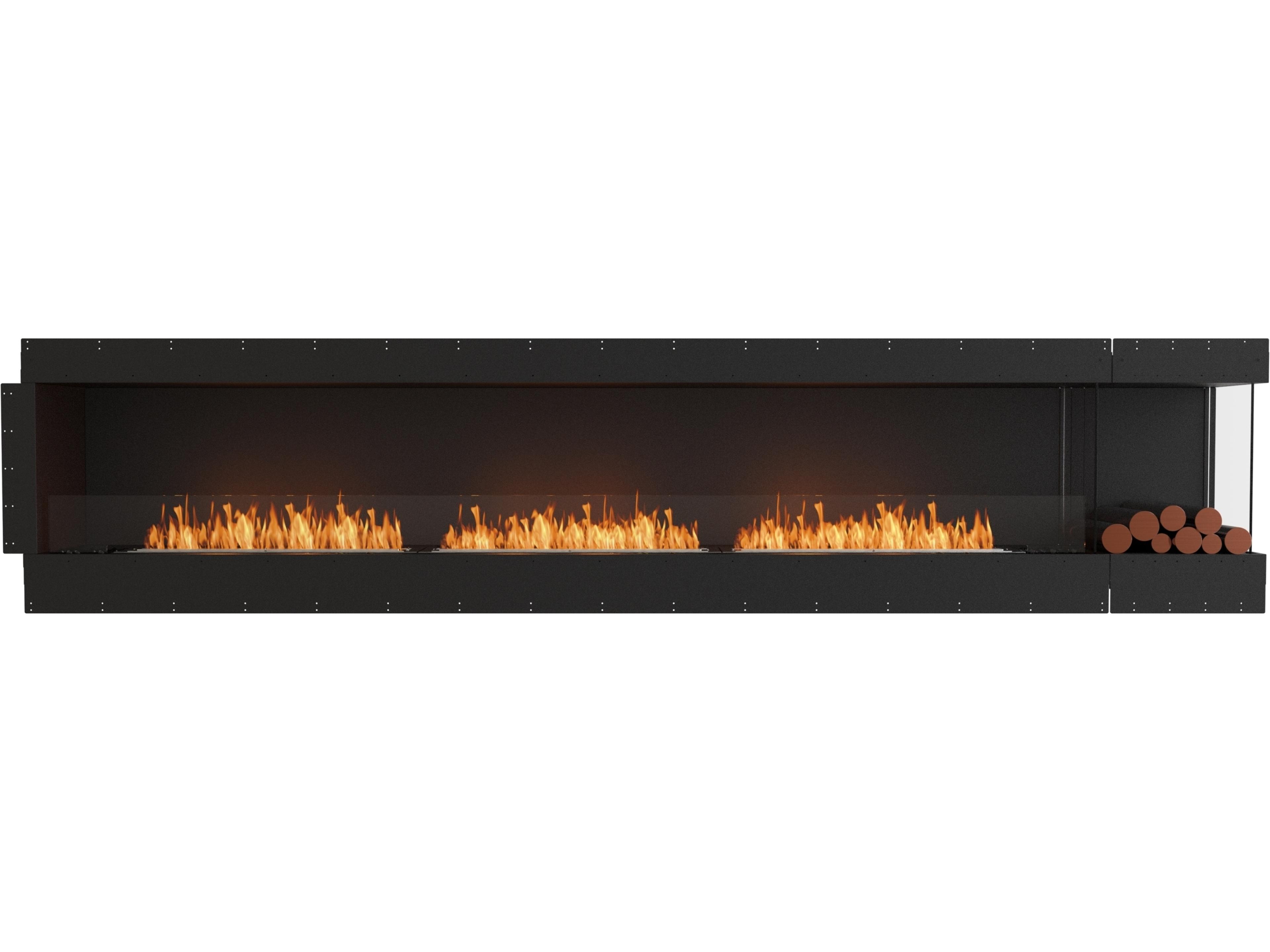 EcoSmart Fire Flex Fireboxes - Right Corner Fireplace
