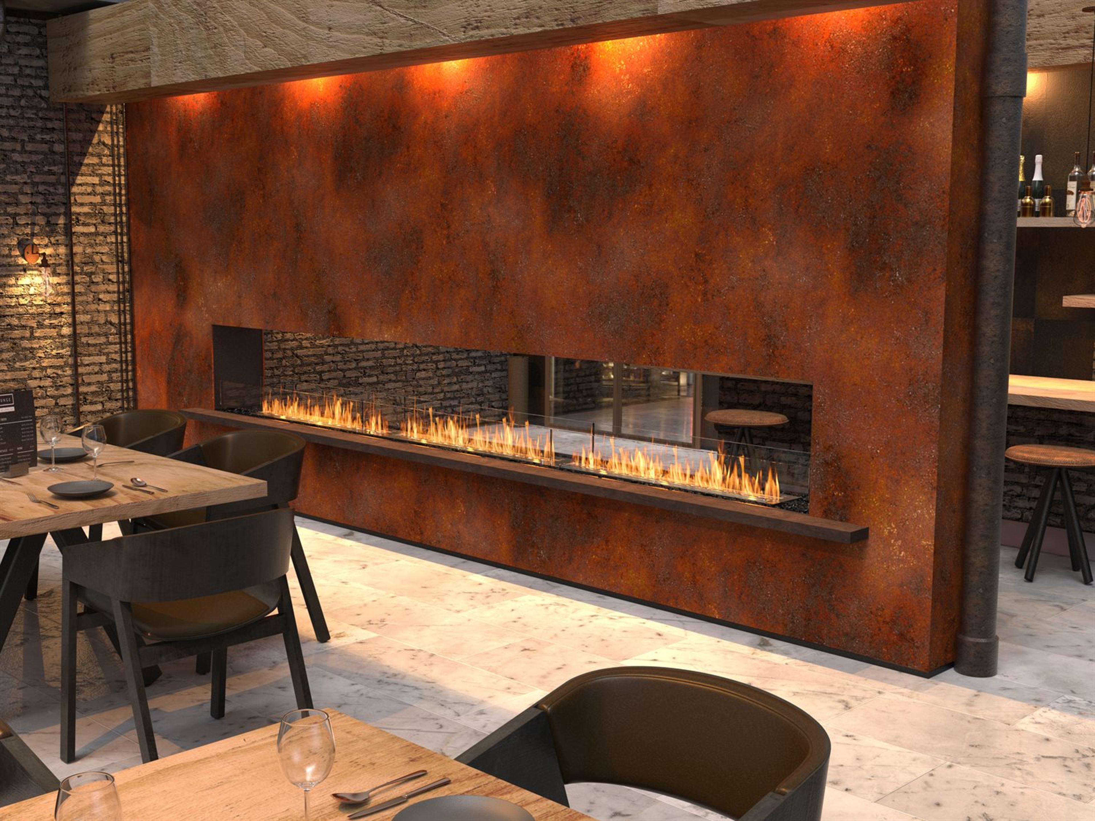 EcoSmart Fire Flex Fireboxes - Double Sided Fireplace