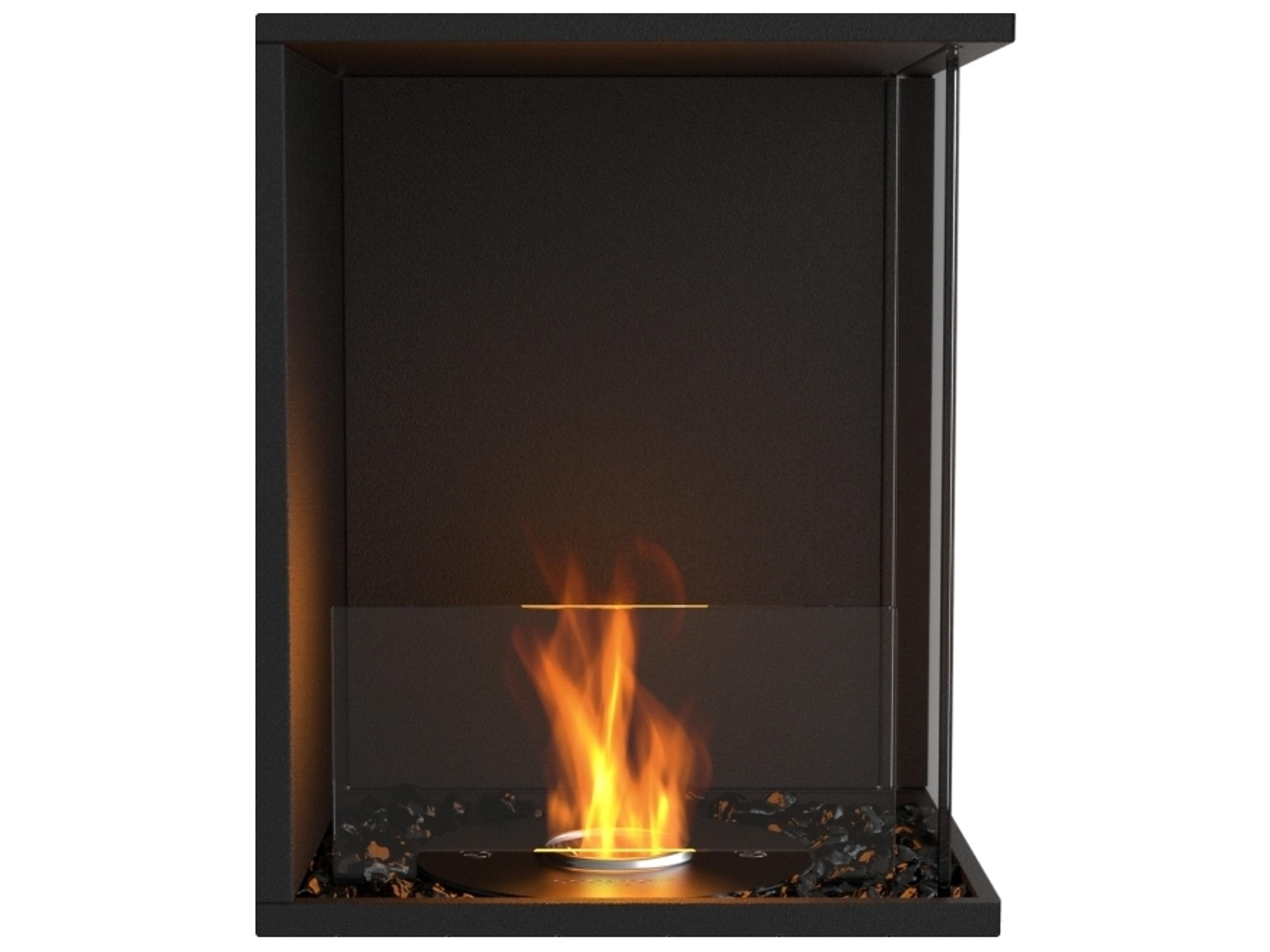 EcoSmart Fire Flex Fireboxes - Right Corner Fireplace