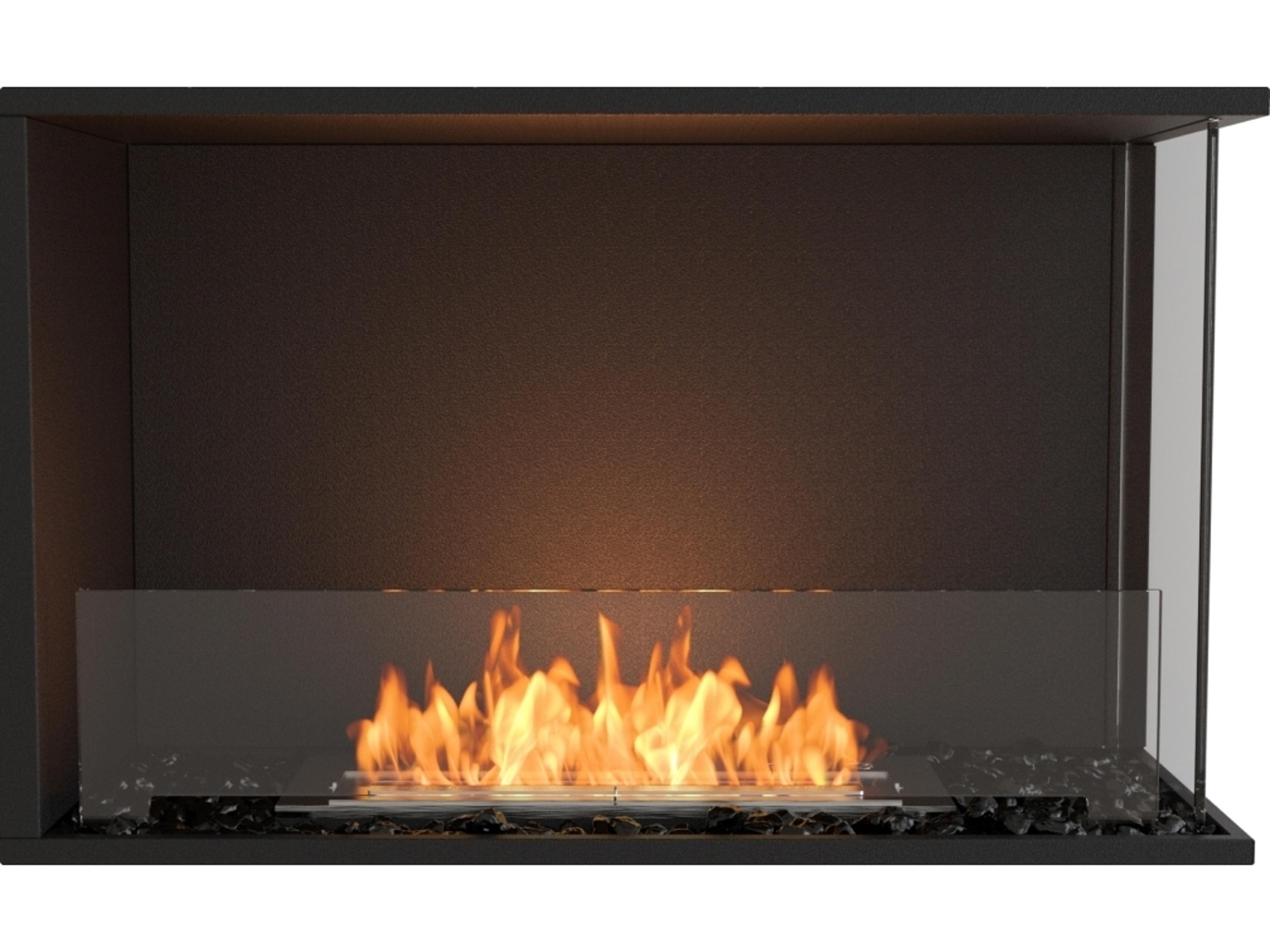 EcoSmart Fire Flex Fireboxes - Right Corner Fireplace