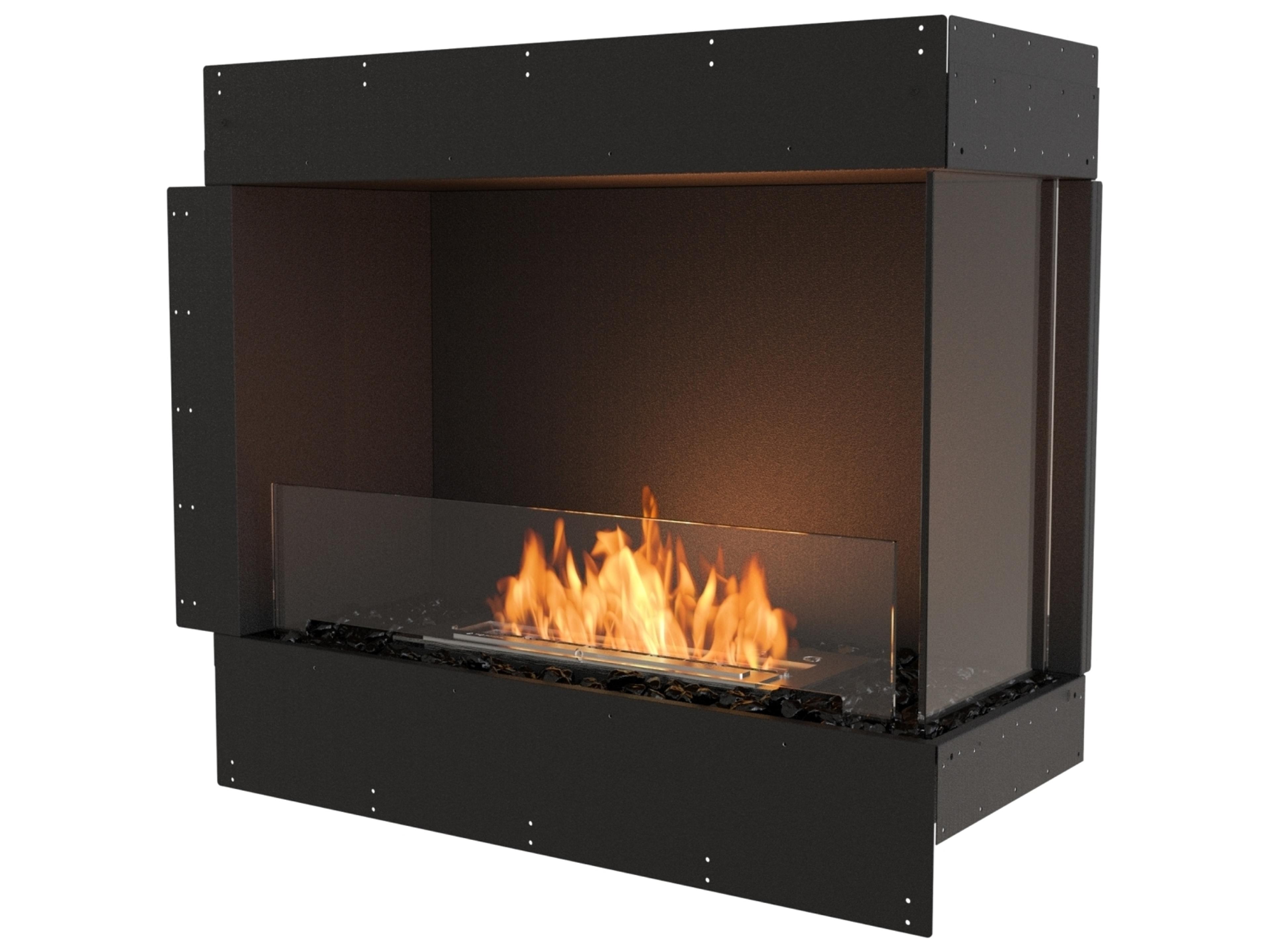 EcoSmart Fire Flex Fireboxes - Right Corner Fireplace