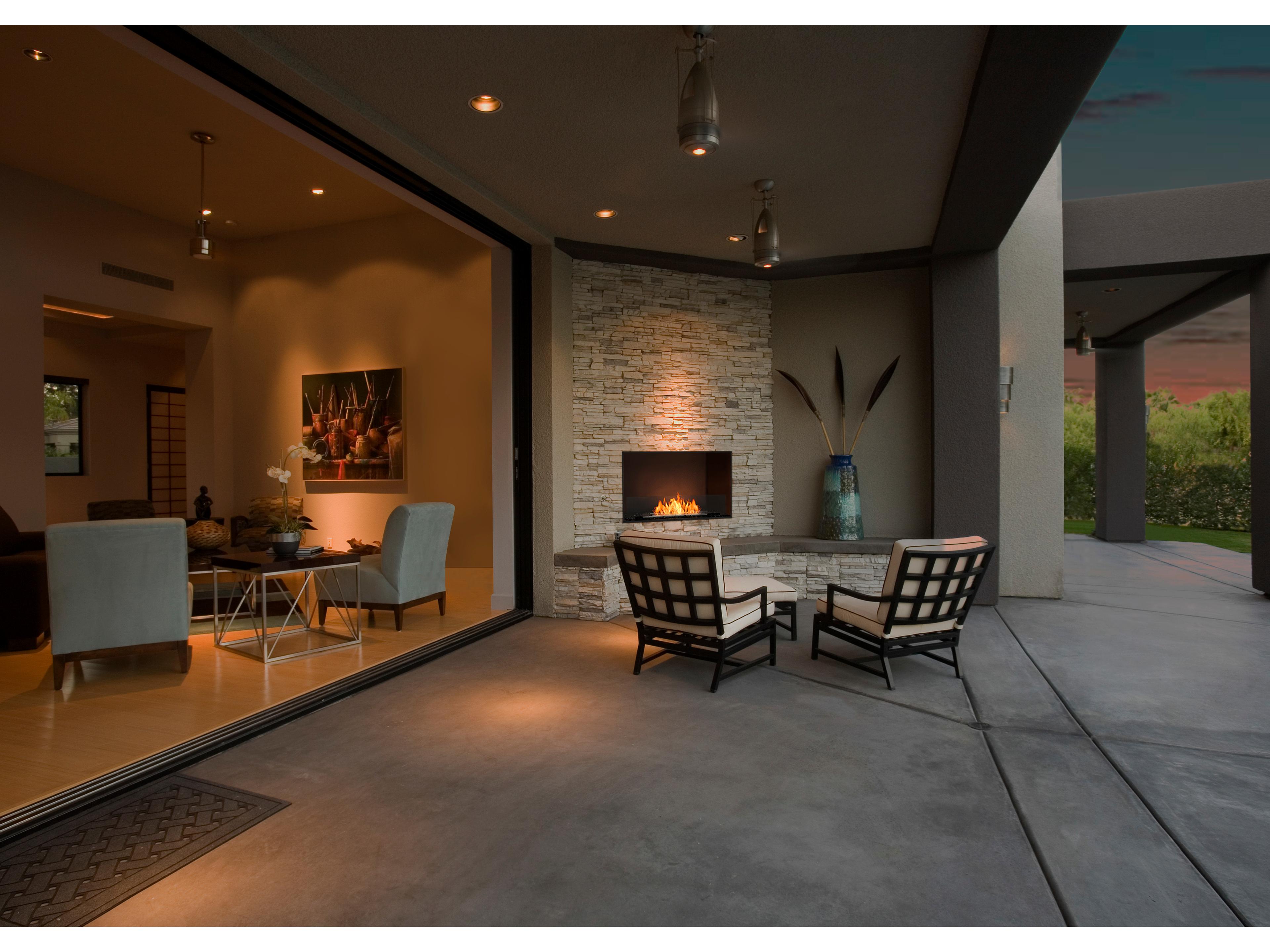 EcoSmart Fire Flex Fireboxes - Single Sided Fireplace