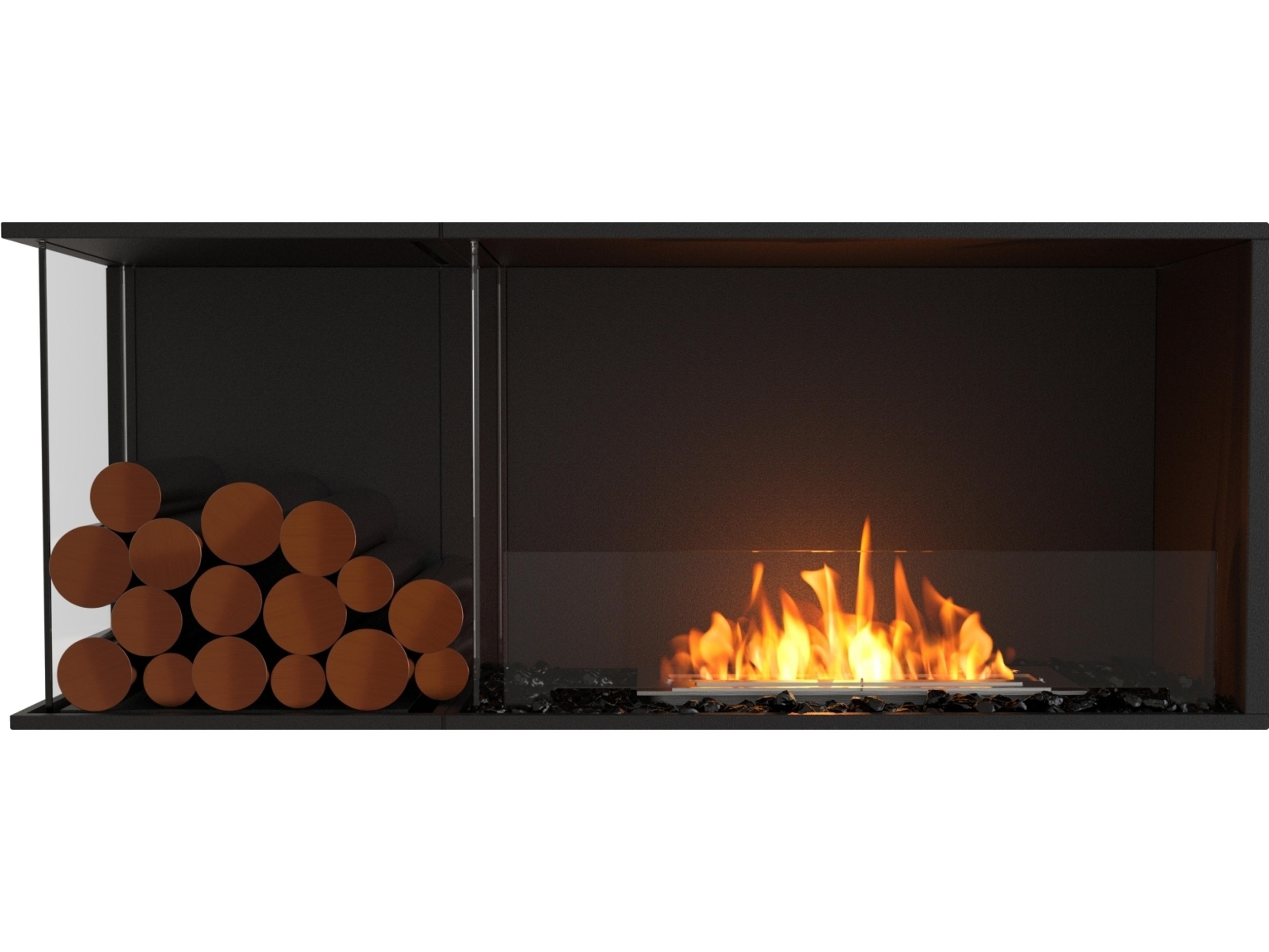 EcoSmart Fire Flex Fireboxes - Left Corner Fireplace