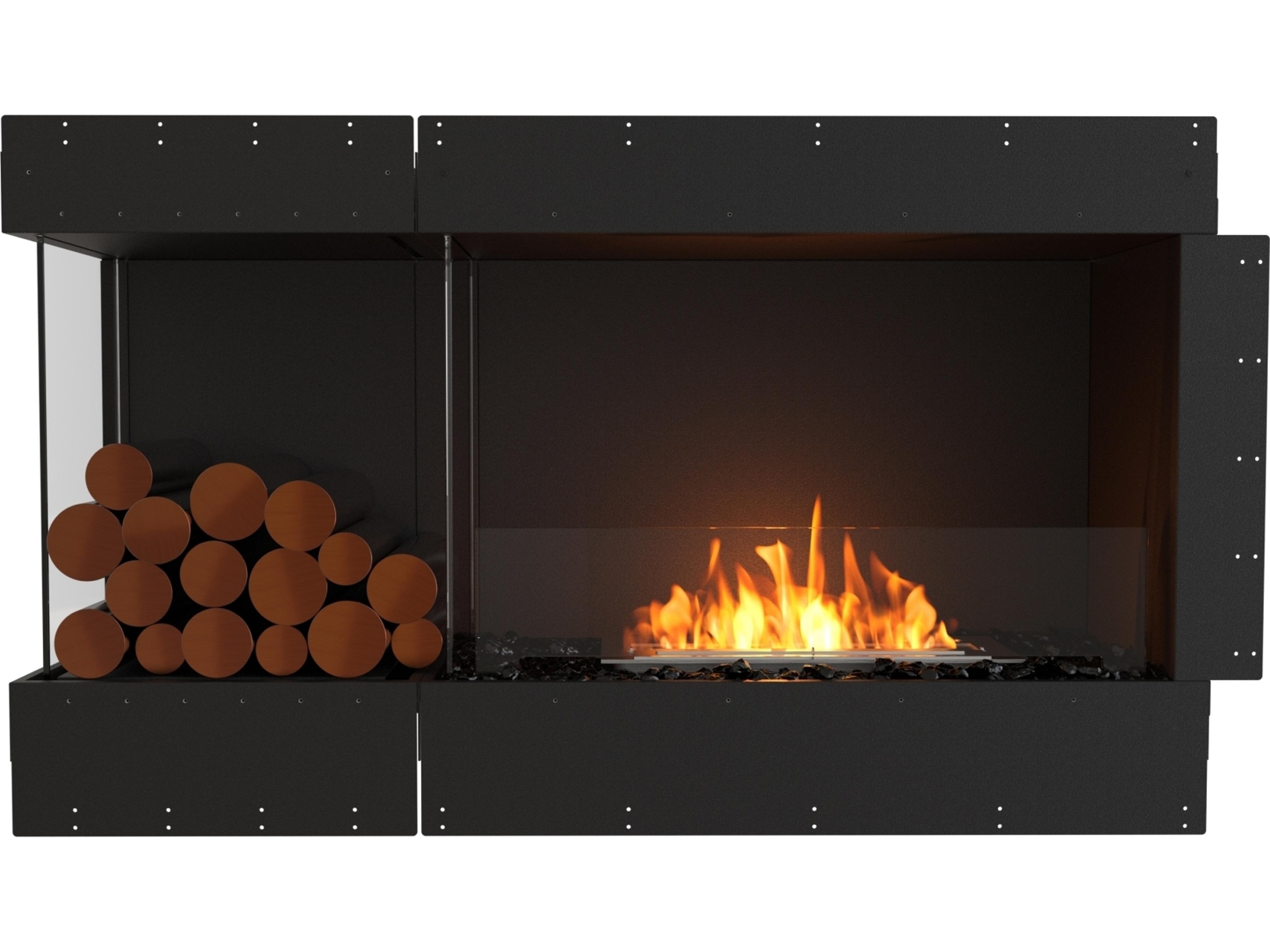 EcoSmart Fire Flex Fireboxes - Left Corner Fireplace