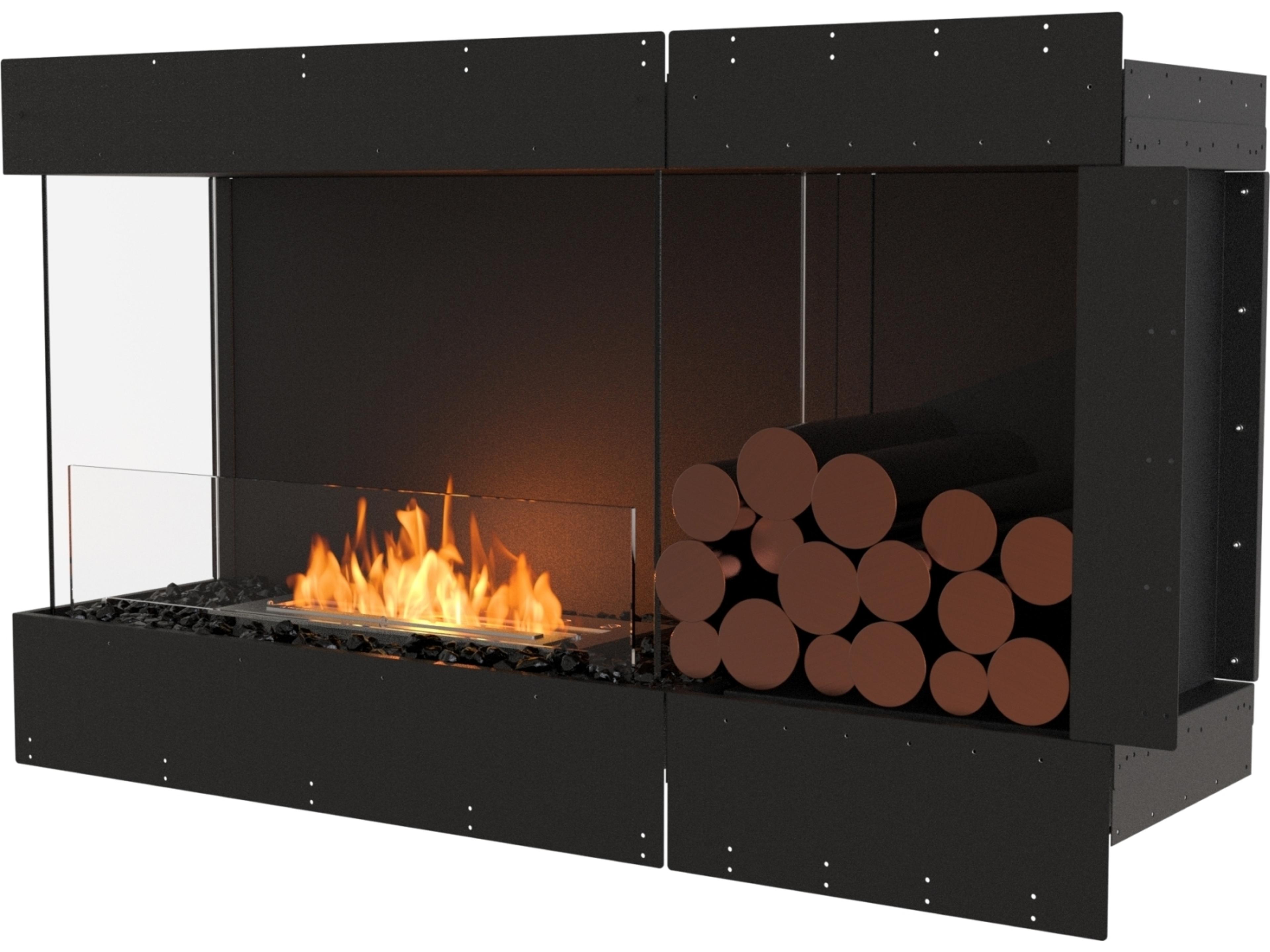 EcoSmart Fire Flex Fireboxes - Left Corner Fireplace