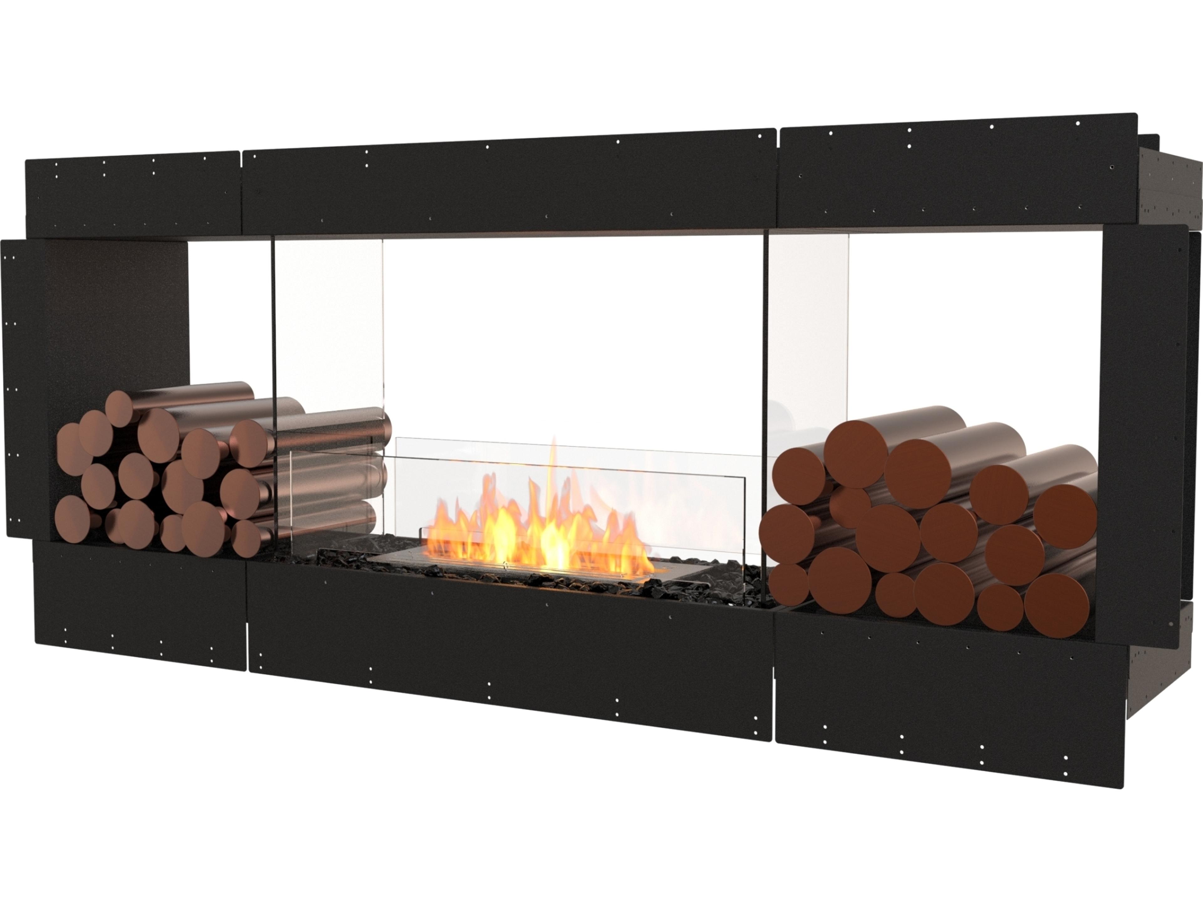 EcoSmart Fire Flex Fireboxes - Double Sided Fireplace