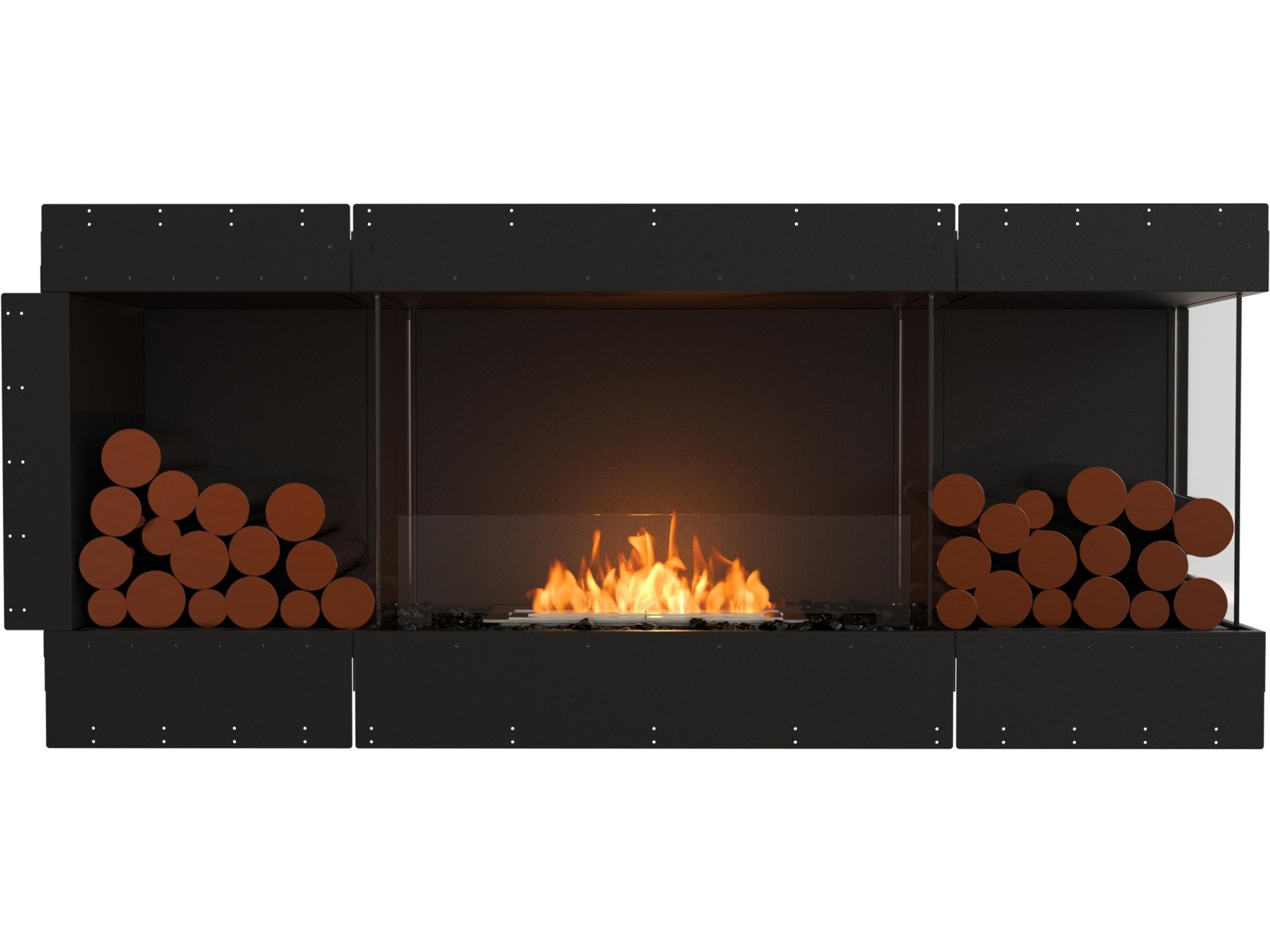 EcoSmart Fire Flex Fireboxes - Right Corner Fireplace