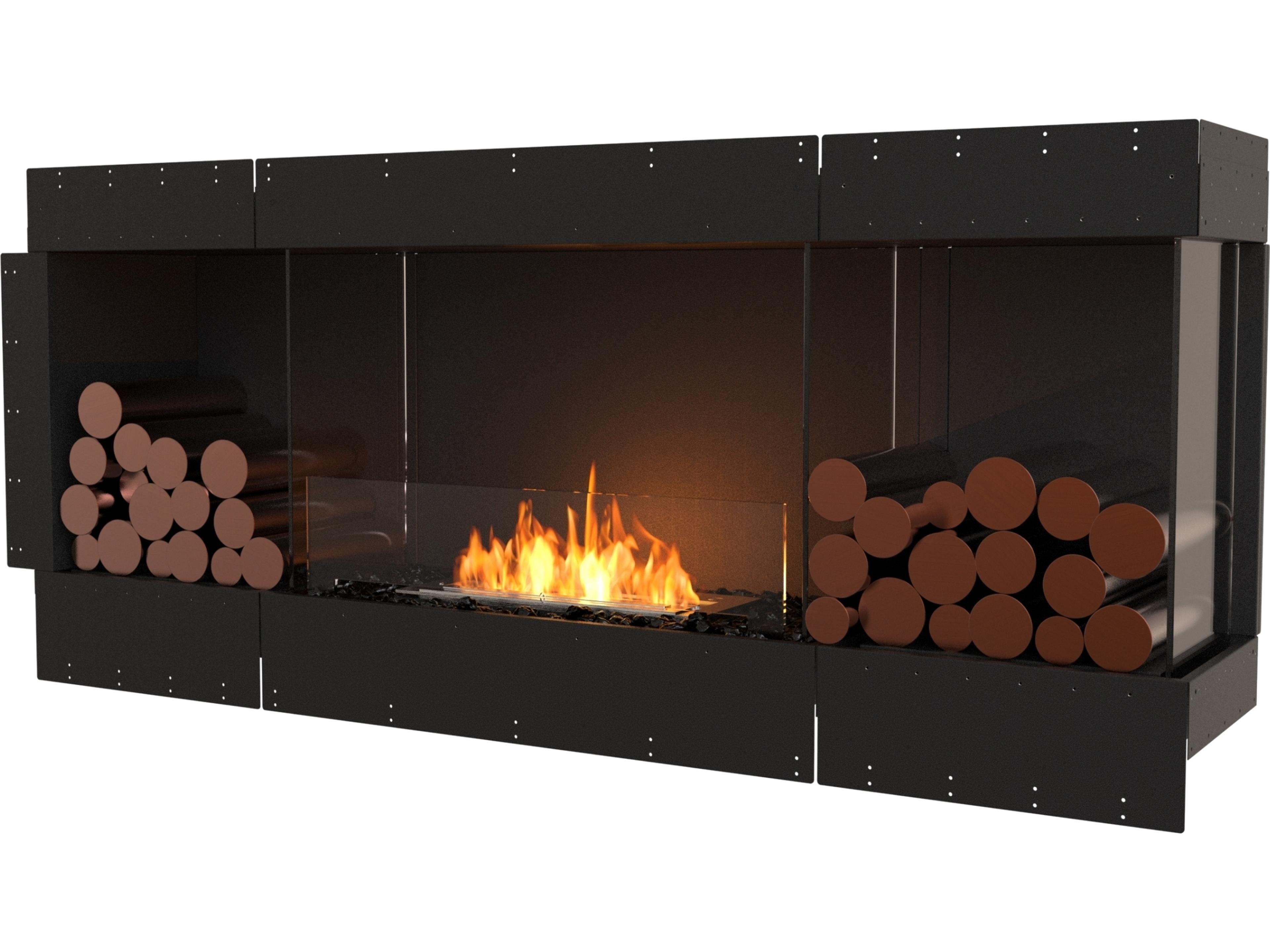 EcoSmart Fire Flex Fireboxes - Right Corner Fireplace