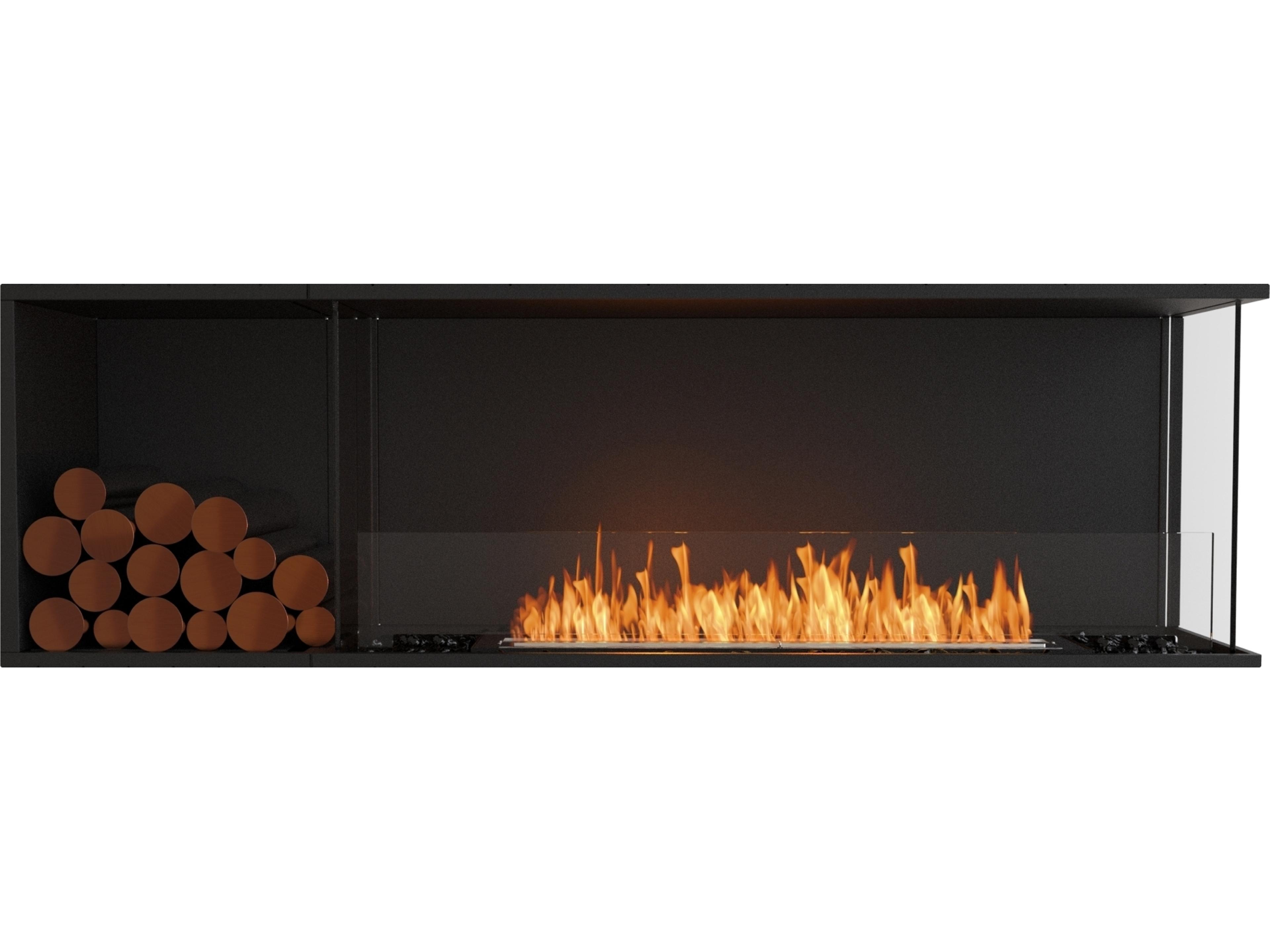 EcoSmart Fire Flex Fireboxes - Right Corner Fireplace
