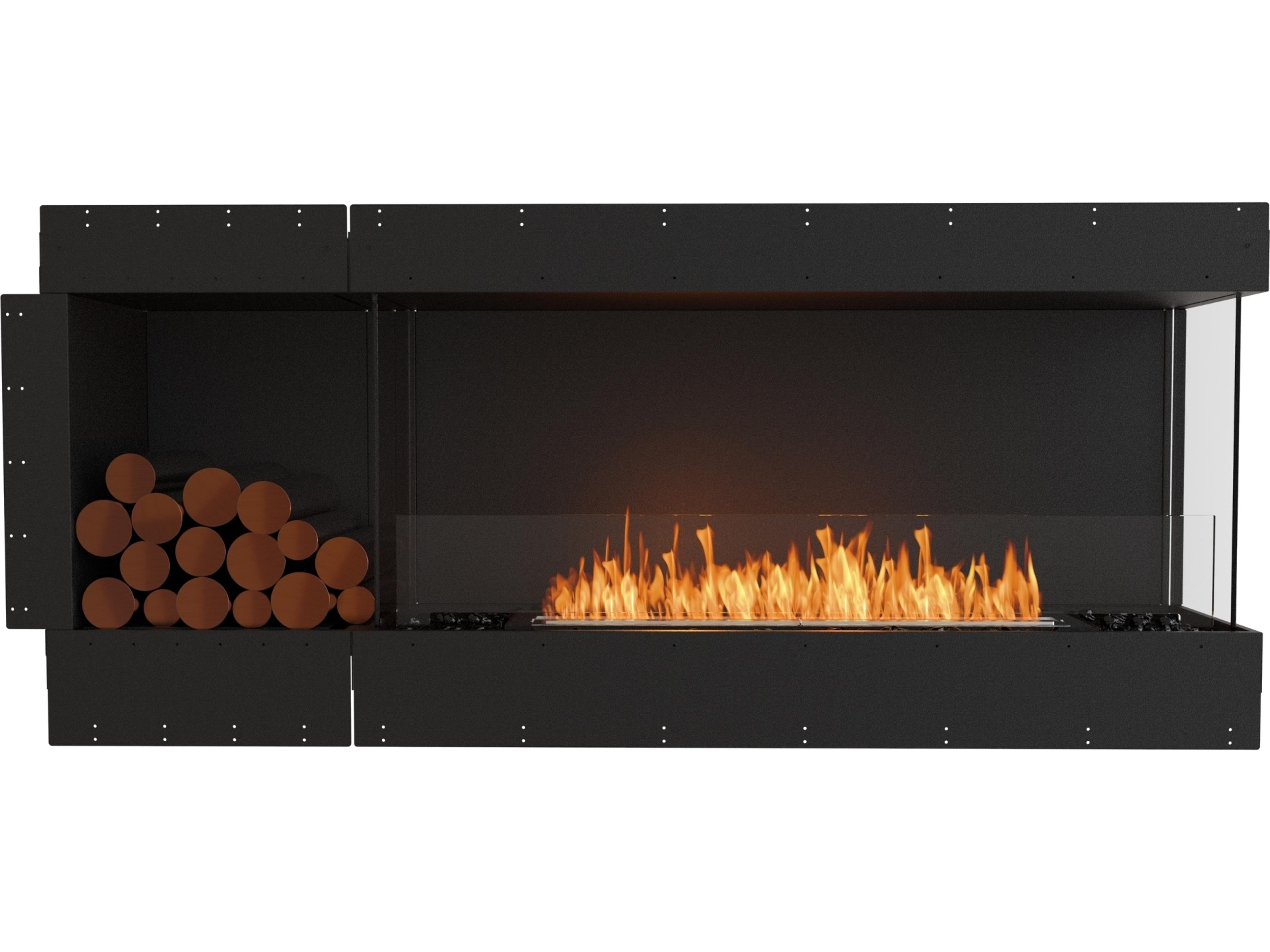 EcoSmart Fire Flex Fireboxes - Right Corner Fireplace