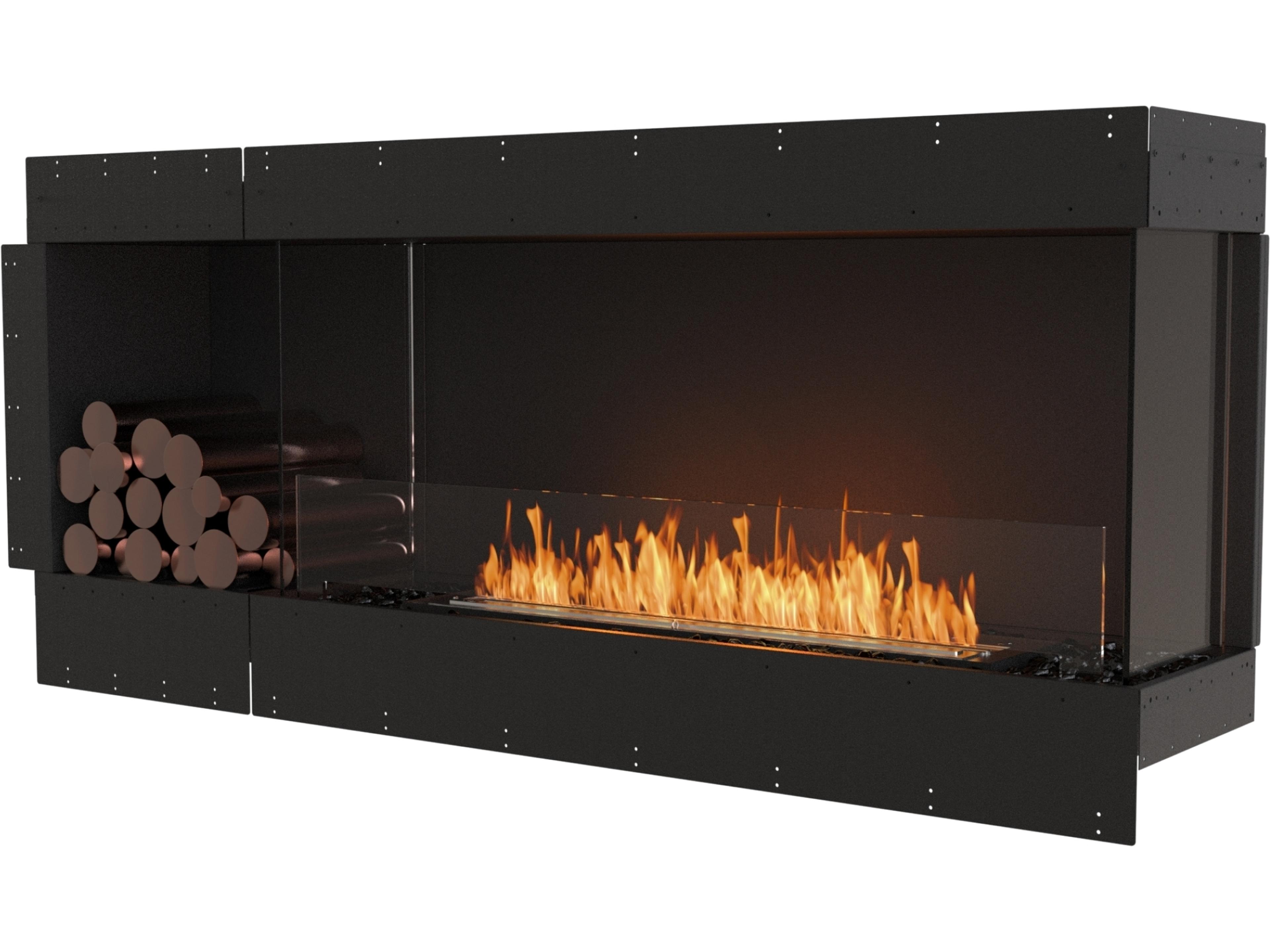 EcoSmart Fire Flex Fireboxes - Right Corner Fireplace