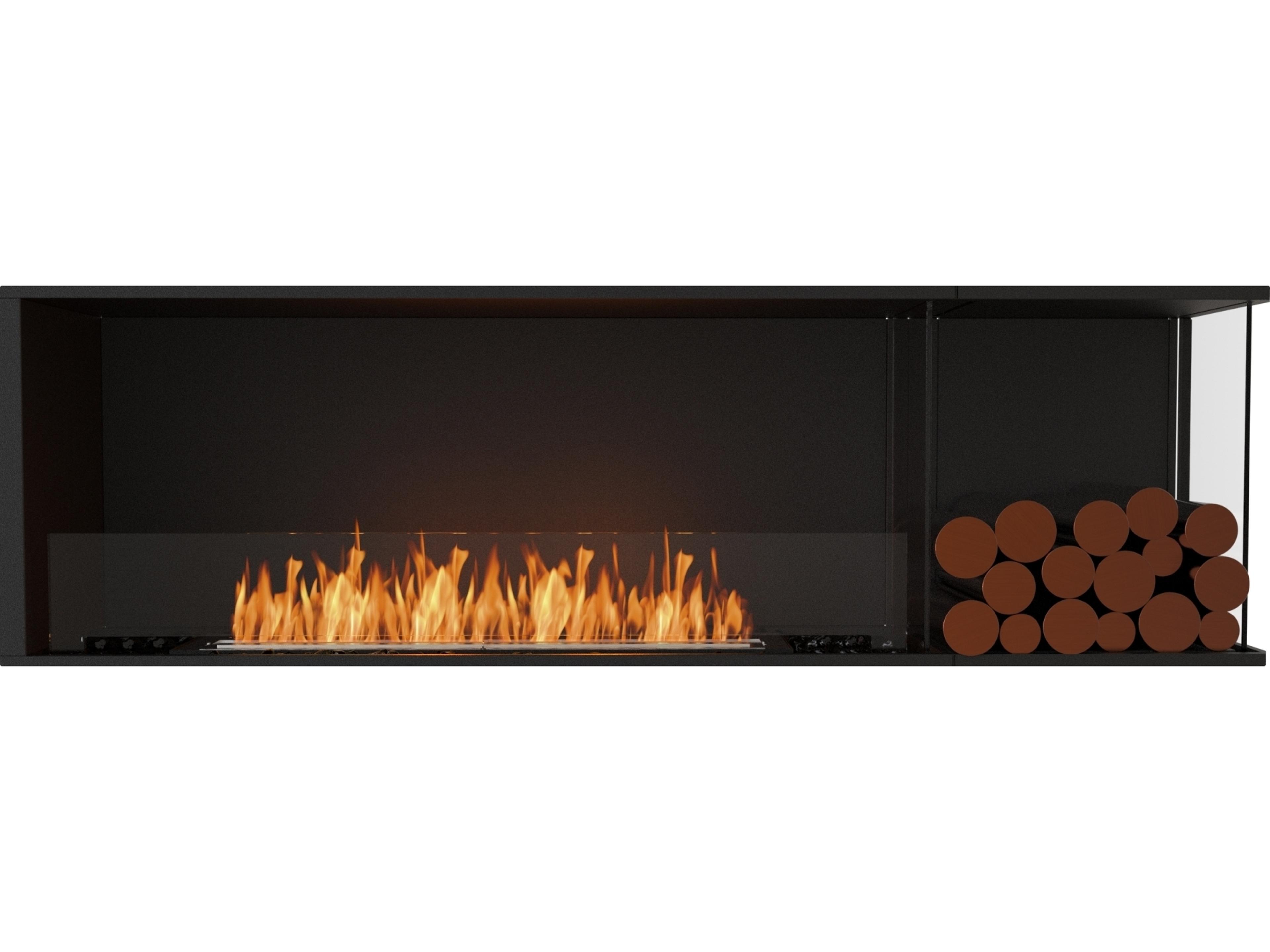 EcoSmart Fire Flex Fireboxes - Right Corner Fireplace