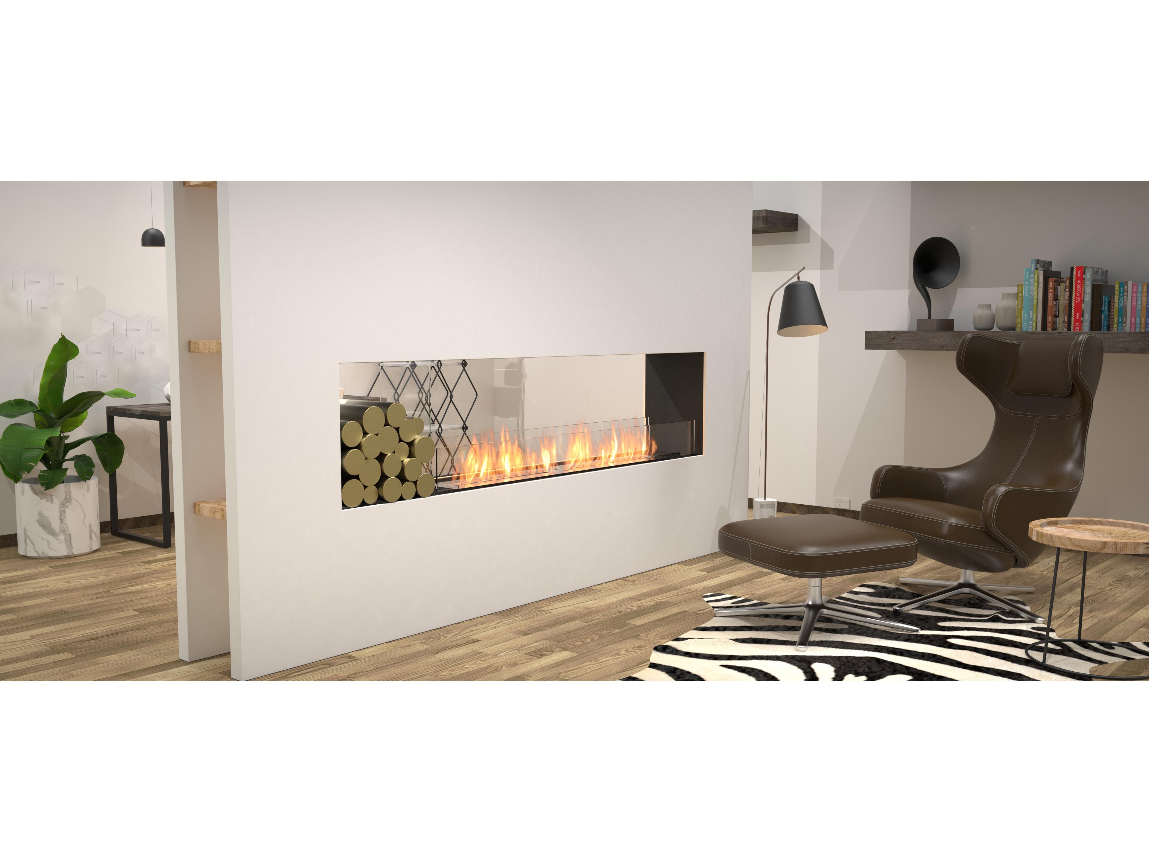EcoSmart Fire Flex Fireboxes - Double Sided Fireplace