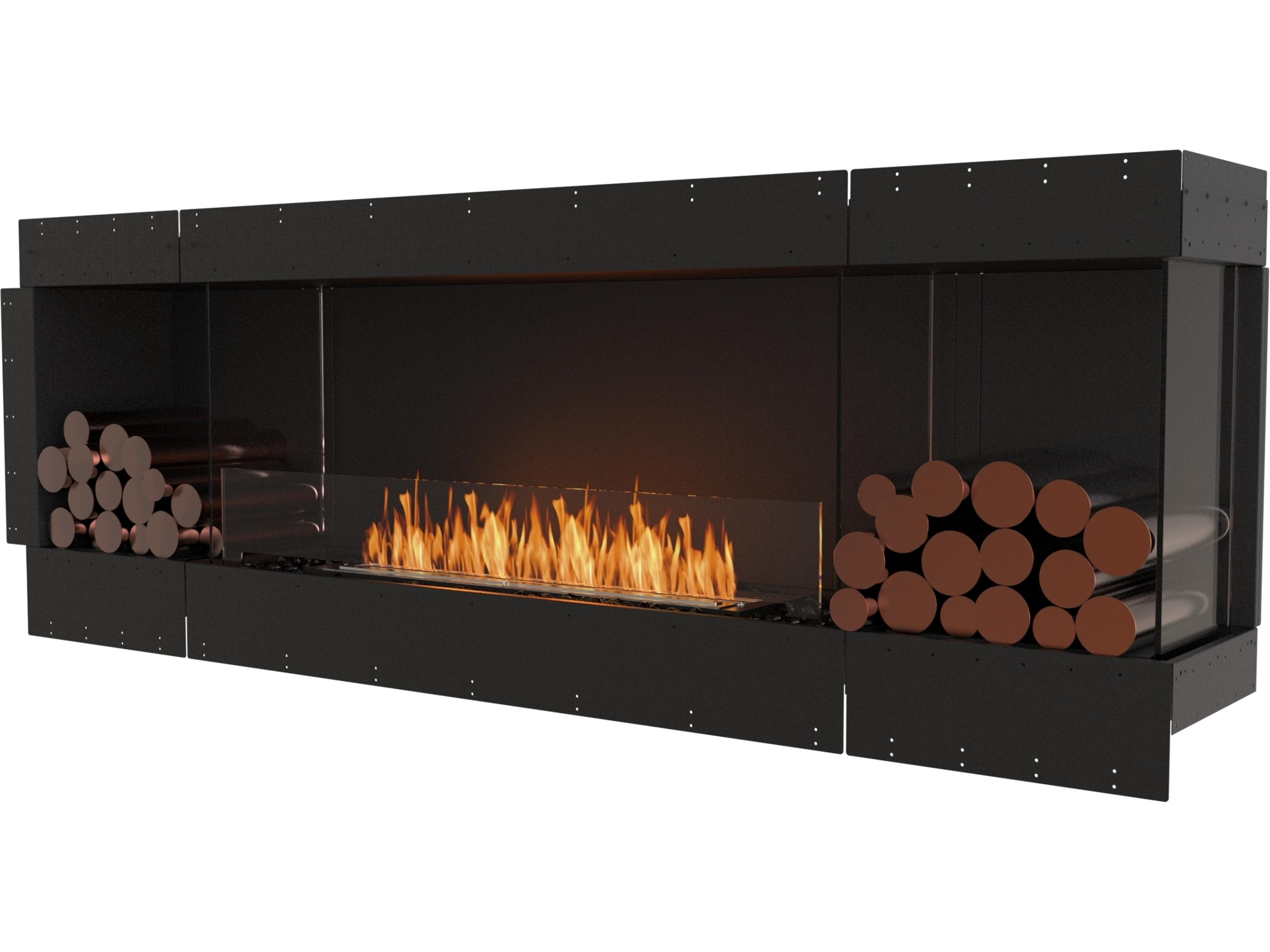 EcoSmart Fire Flex Fireboxes - Right Corner Fireplace