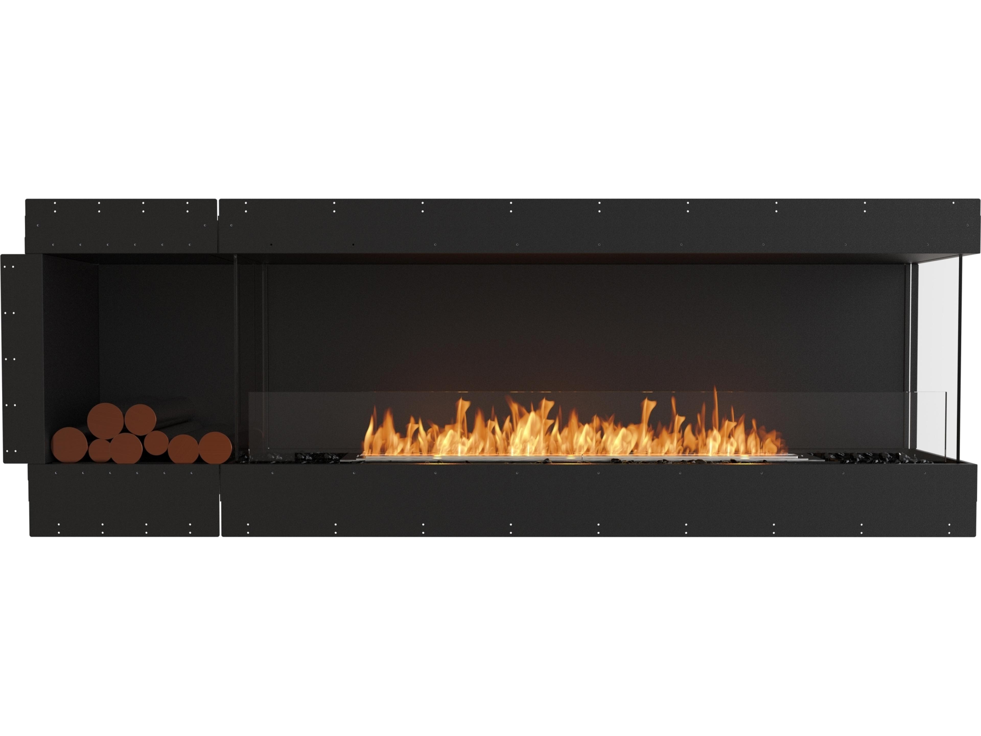 EcoSmart Fire Flex Fireboxes - Right Corner Fireplace