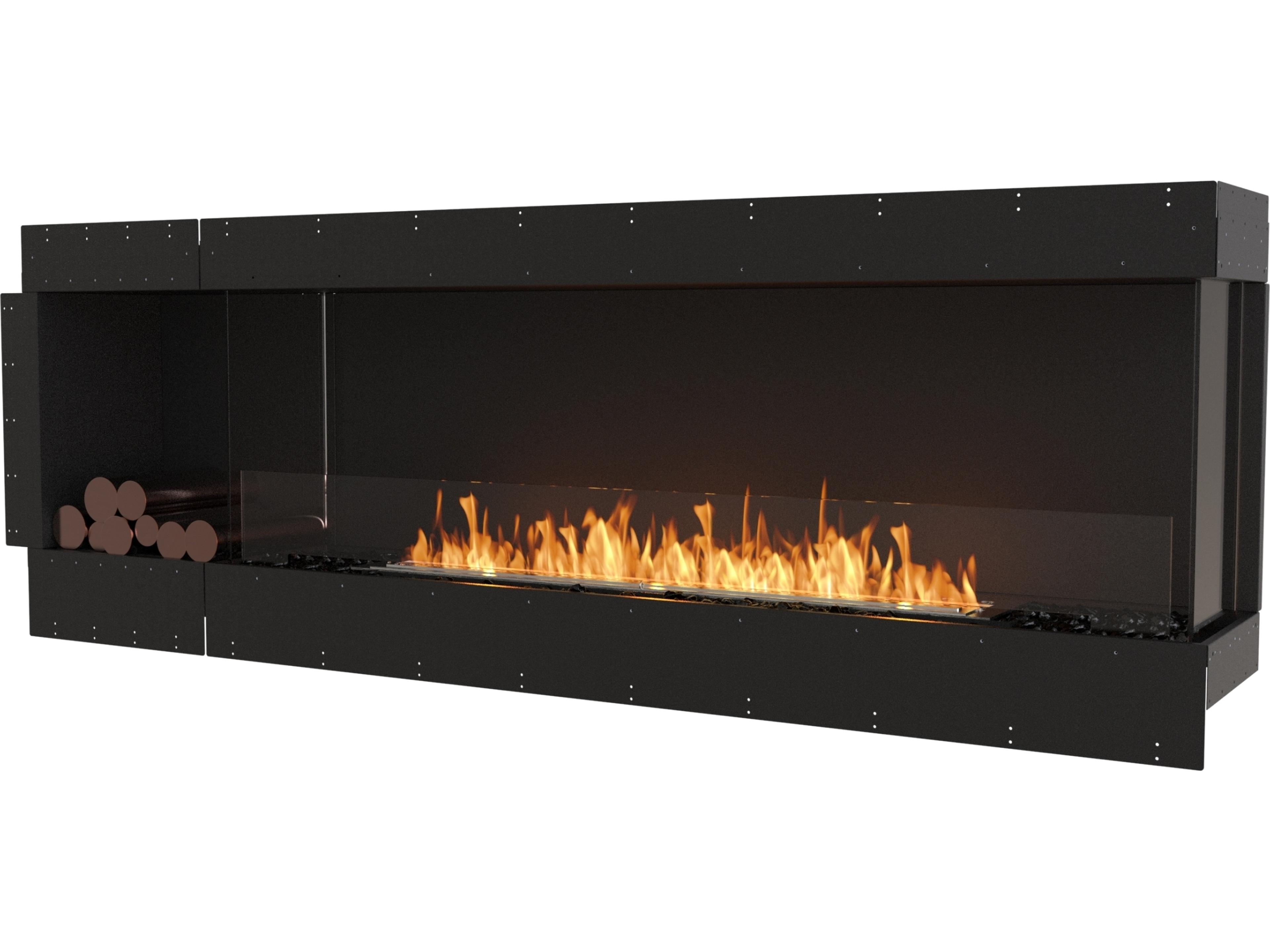 EcoSmart Fire Flex Fireboxes - Right Corner Fireplace