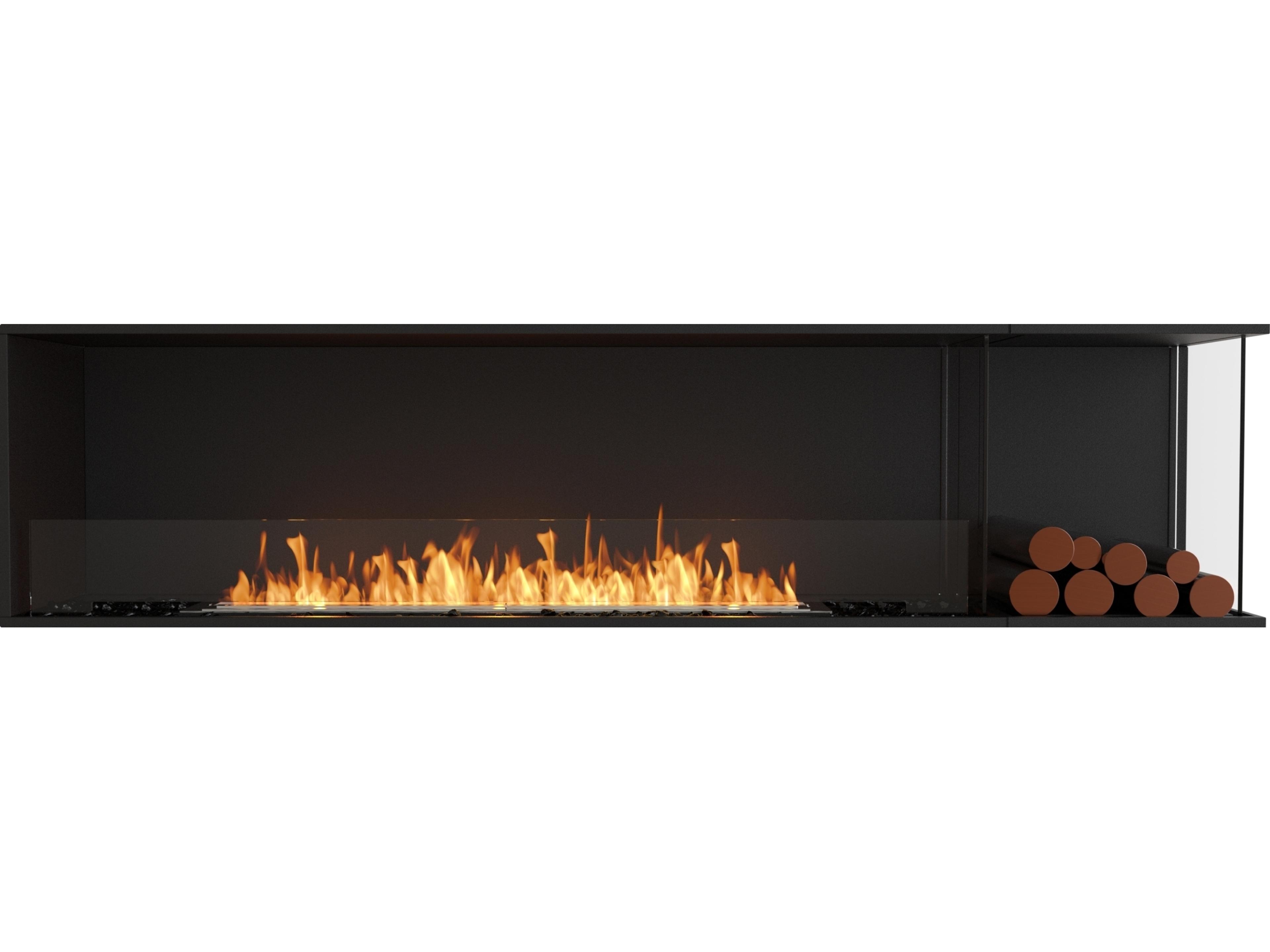 EcoSmart Fire Flex Fireboxes - Right Corner Fireplace