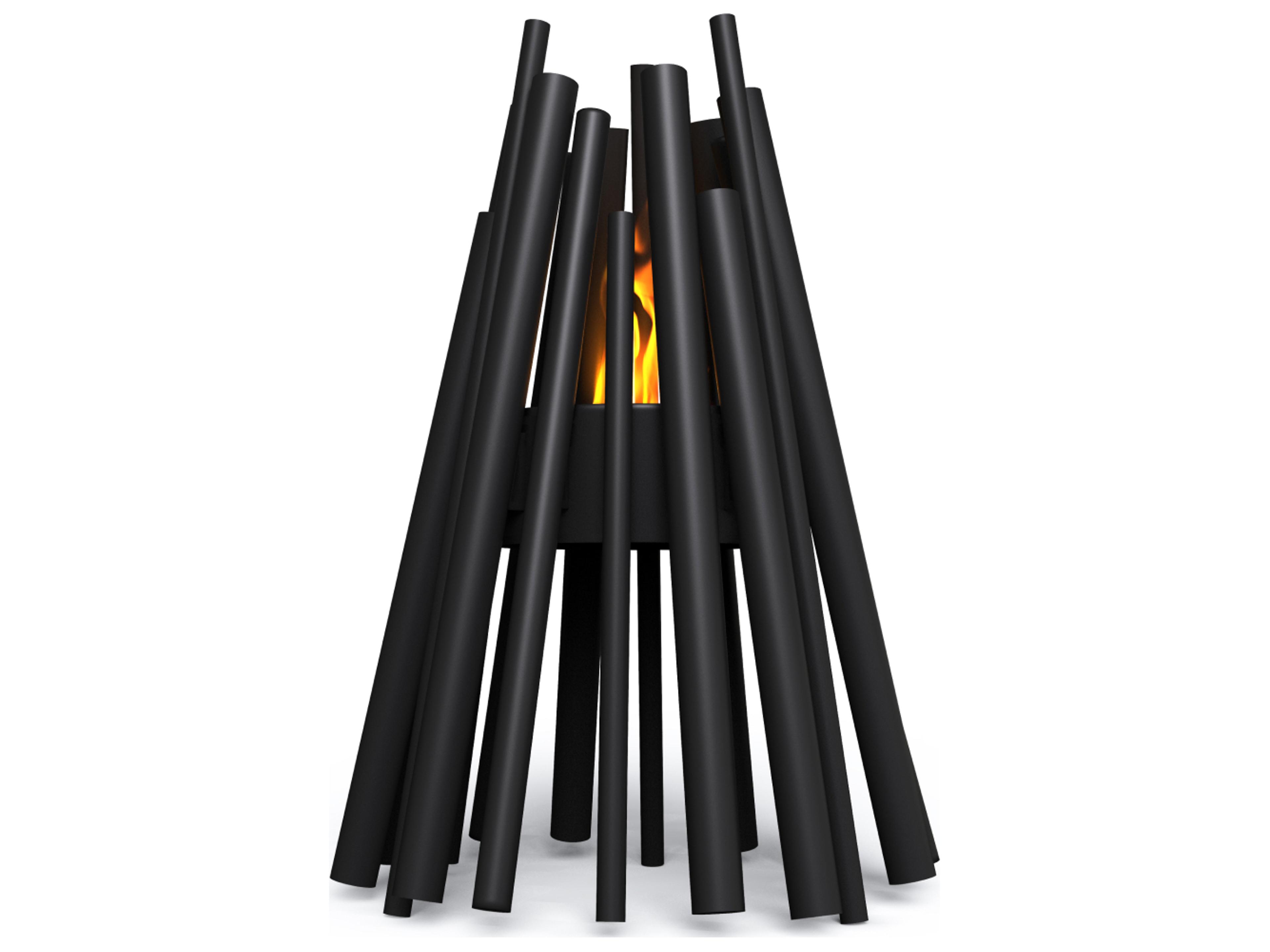 EcoSmart Fire Stix Black 31 Inches Portable AB8 Ethanol Burner Black