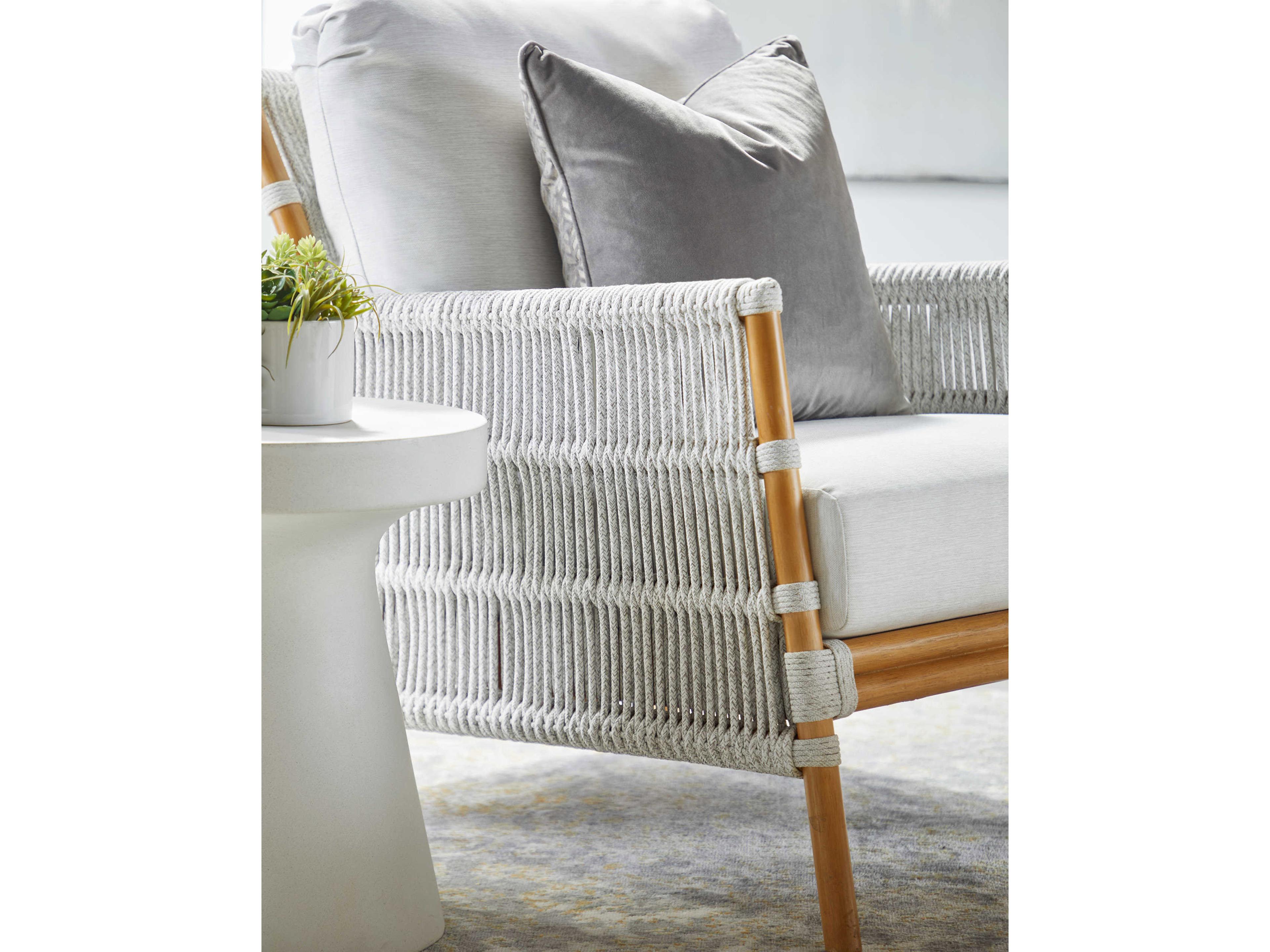 Luxecor Respite Outdoor Ivory Concrete Round End Table