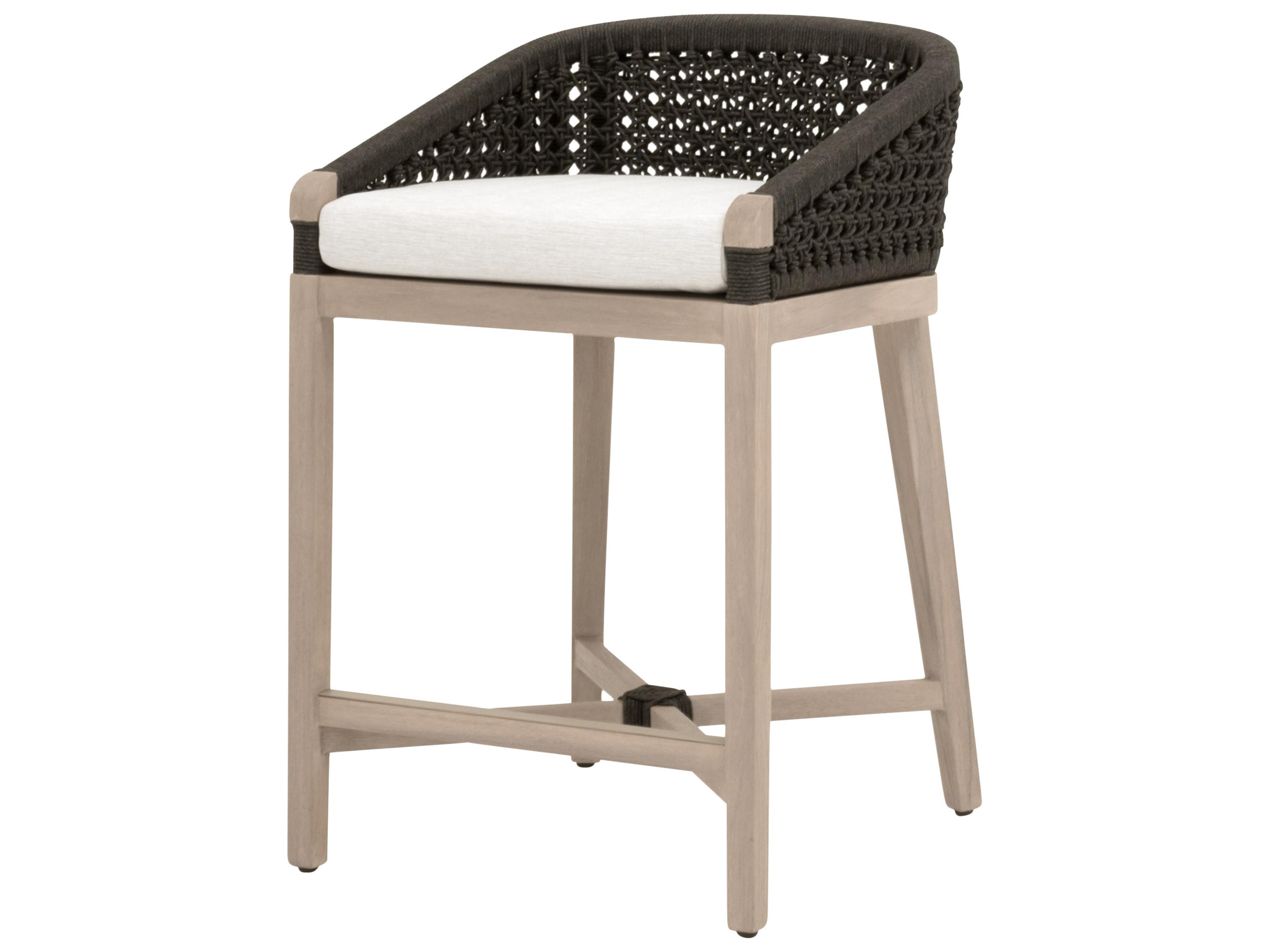 Woven - Outdoor - Montecito Fabric Cushion Counter Stool